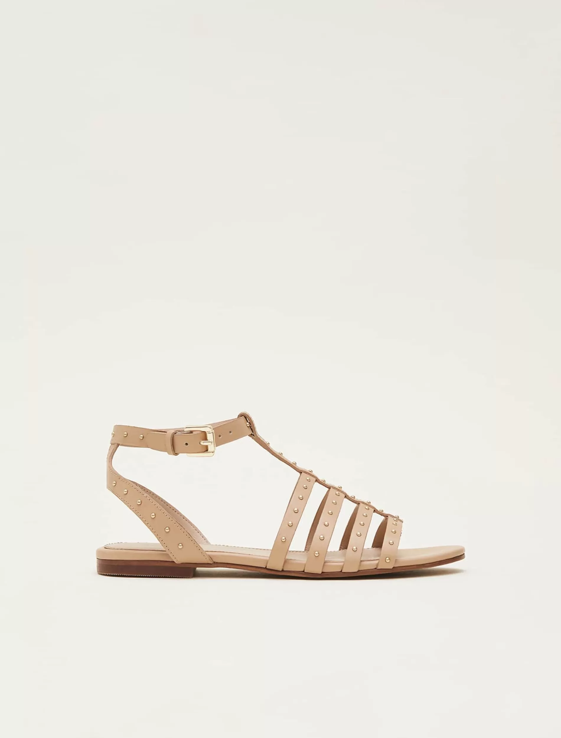 Phase Eight Gladiator Leather Flat Sandals Tan Store