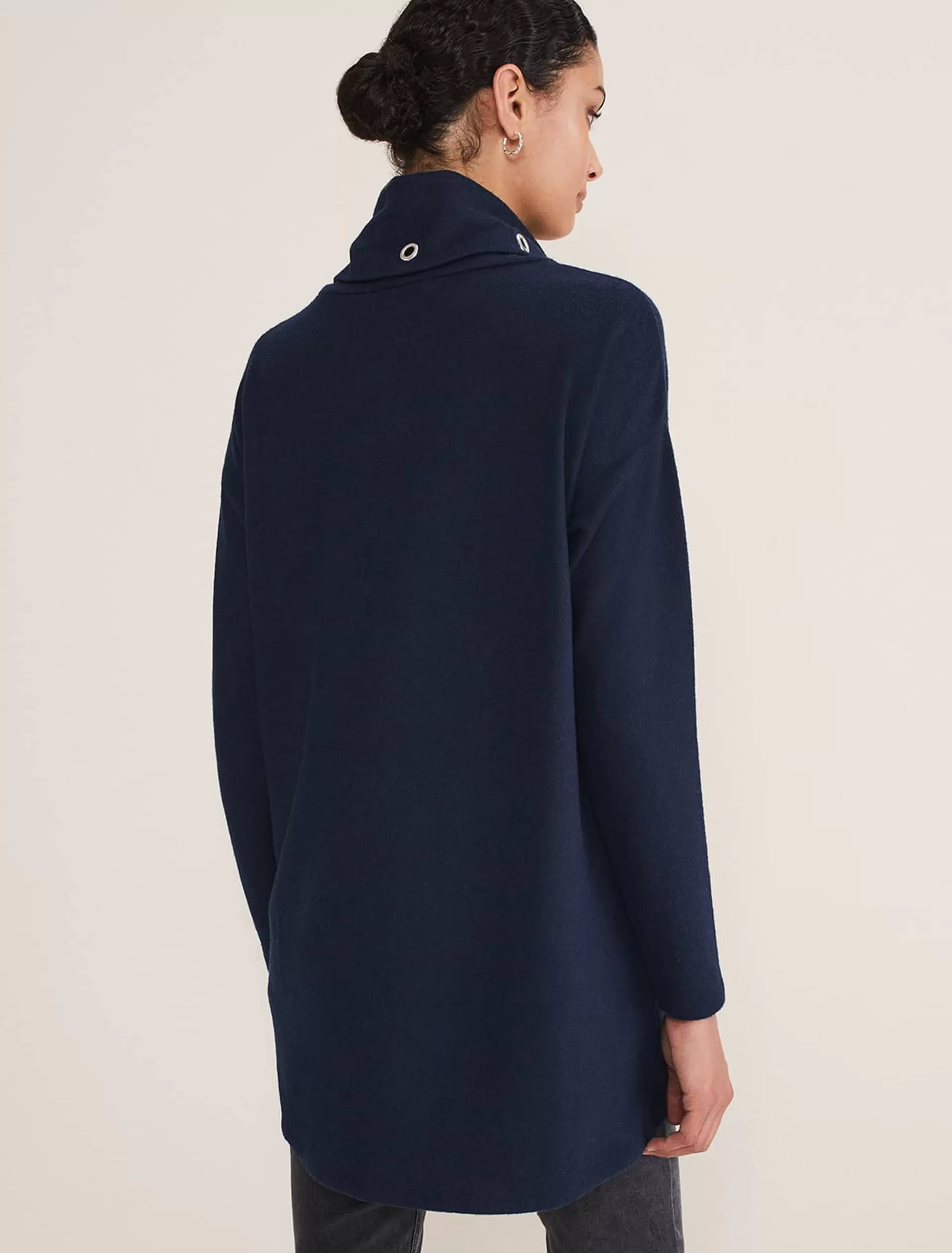 Phase Eight Gwen Eyelet Jumper Midnight Fashion