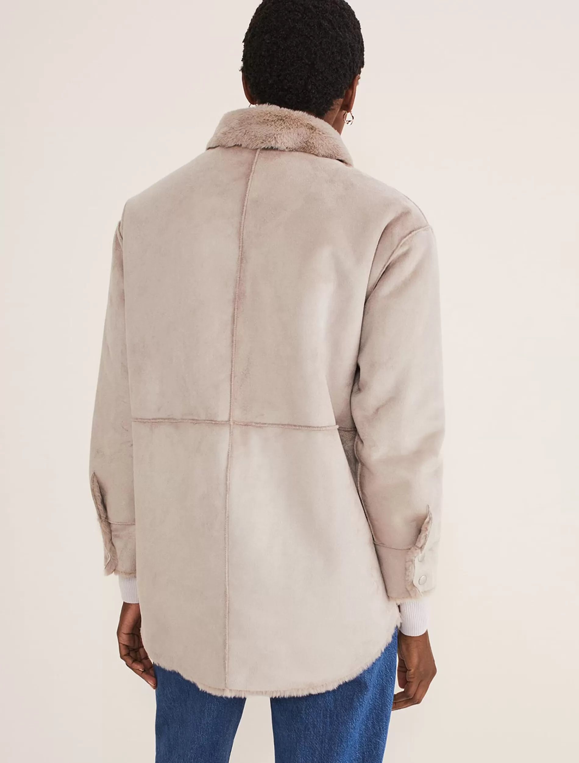 Phase Eight Heidi Reversible Shacket Mink Cheap