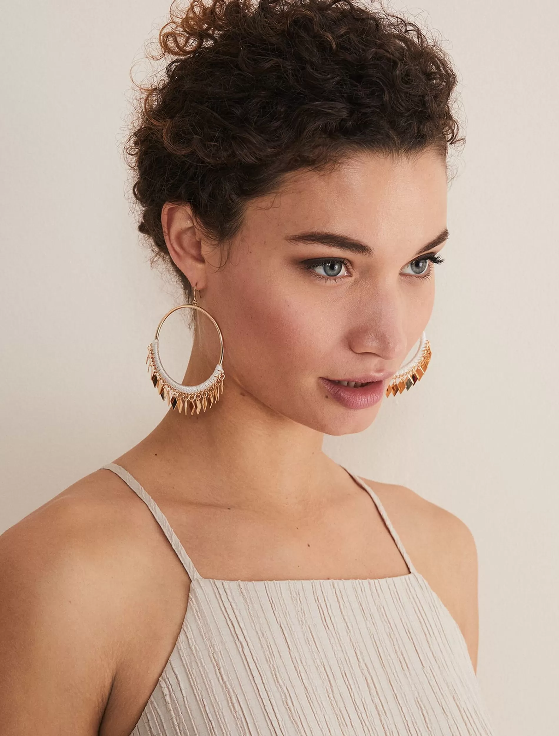 Phase Eight Hoop Earrings Gold Hot