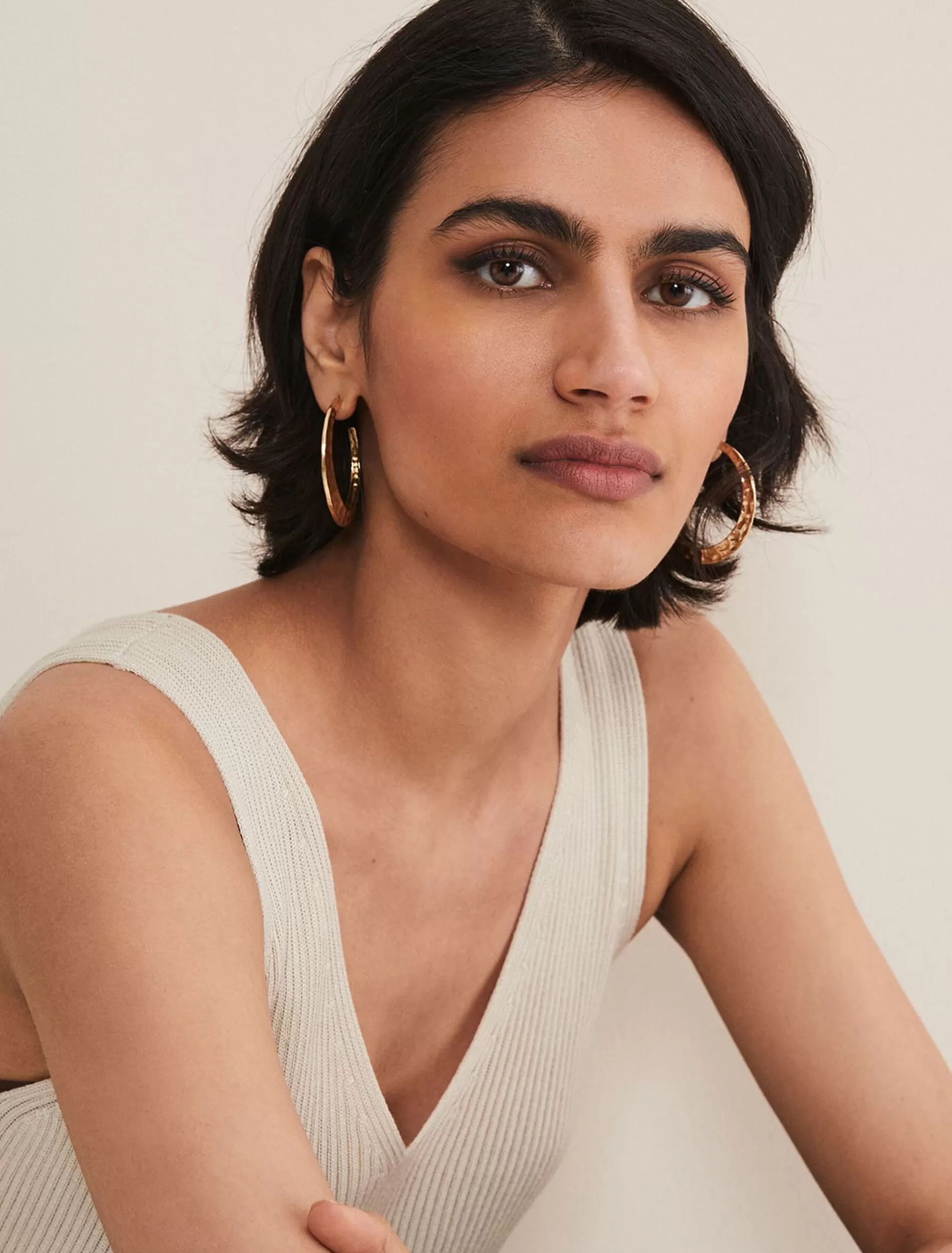 Phase Eight Hoop Earrings Gold Outlet