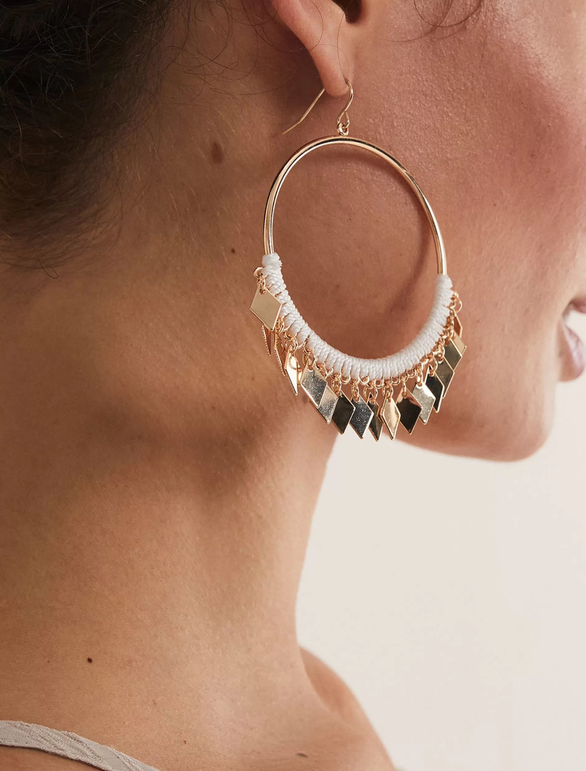 Phase Eight Hoop Earrings Gold Hot