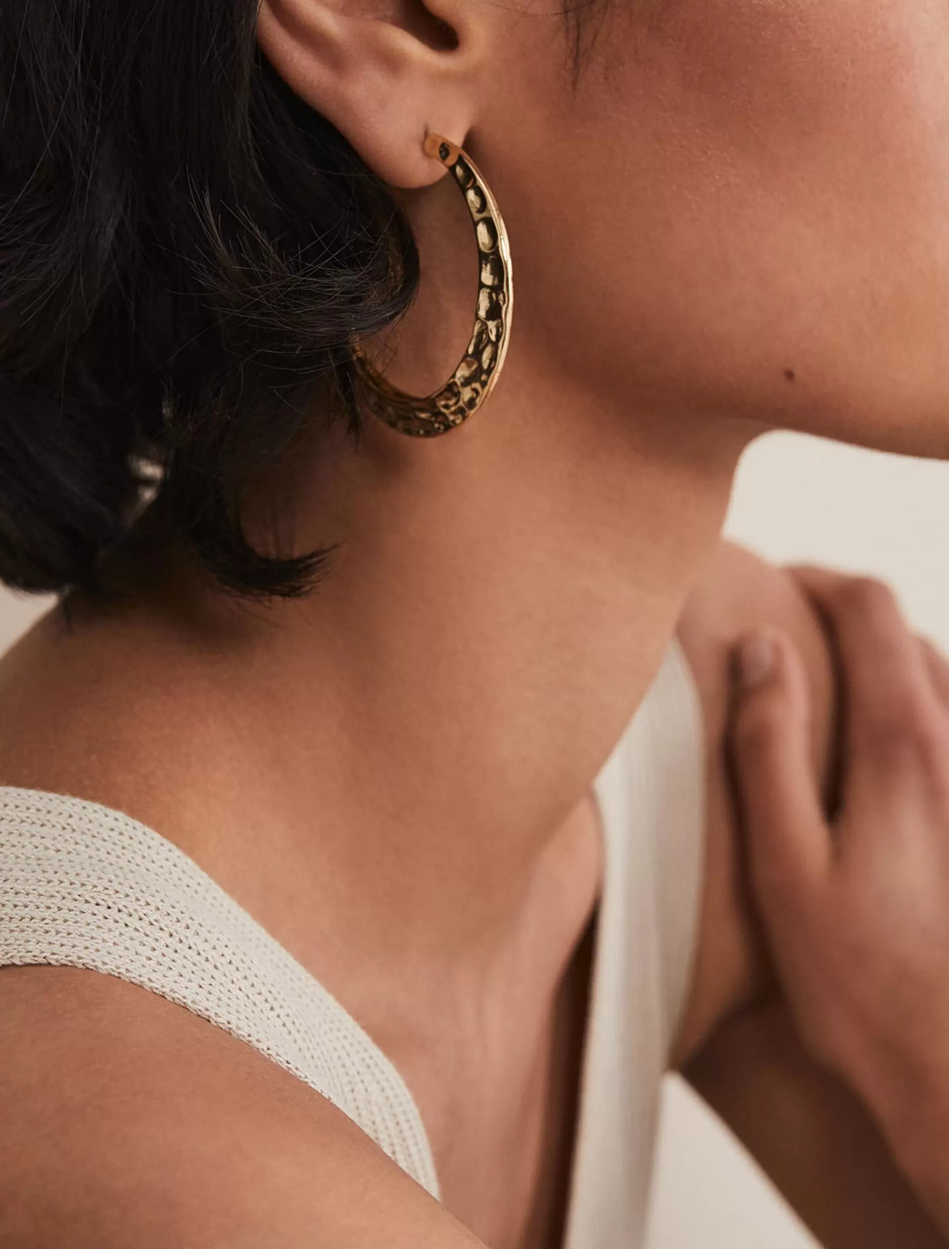 Phase Eight Hoop Earrings Gold Outlet