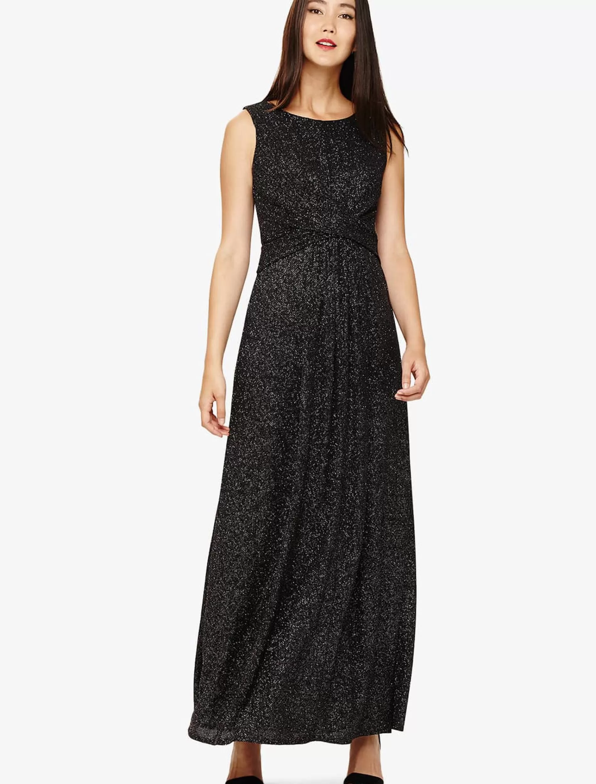 Phase Eight Ida Shimmer Maxi Dress Black Discount