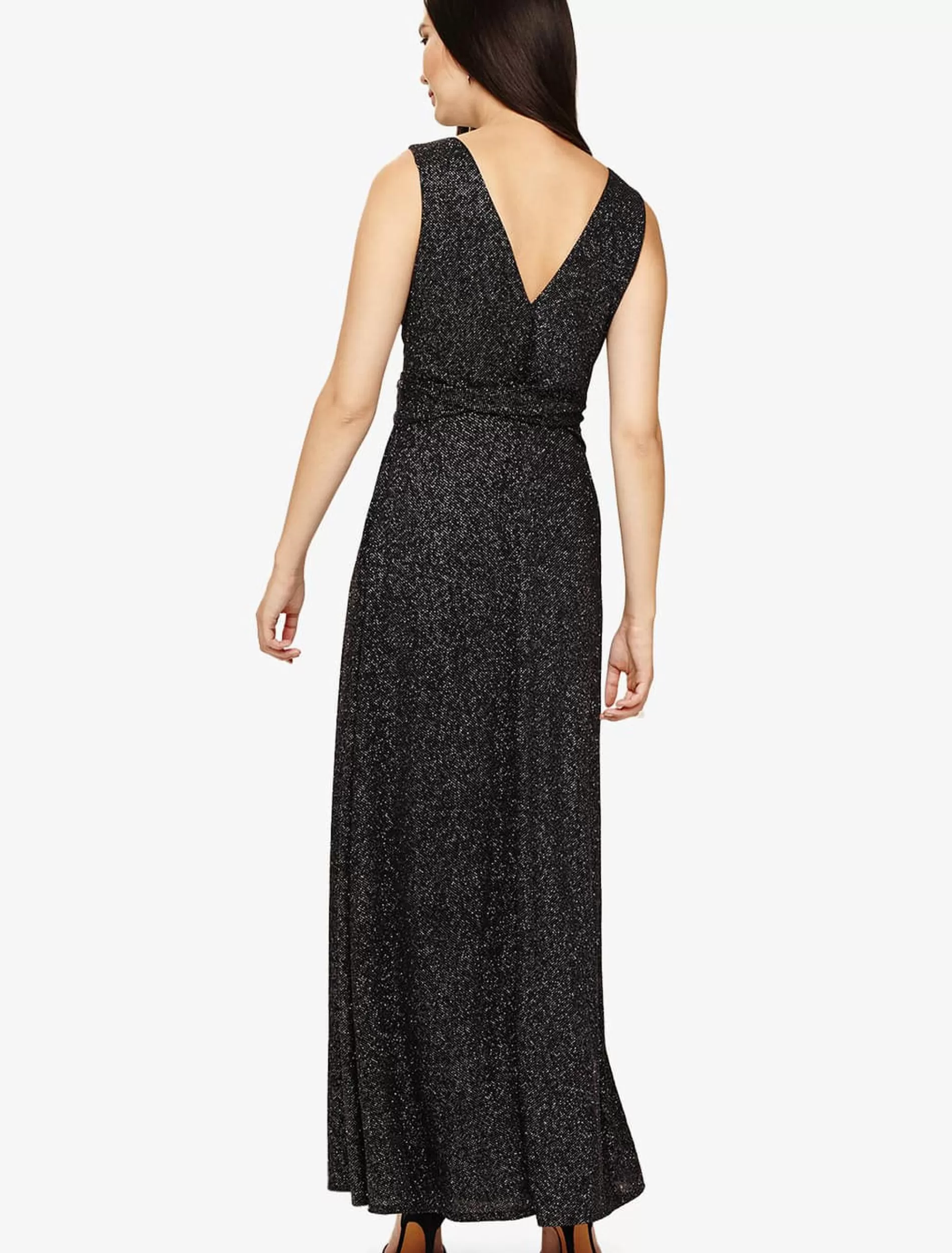 Phase Eight Ida Shimmer Maxi Dress Black Discount