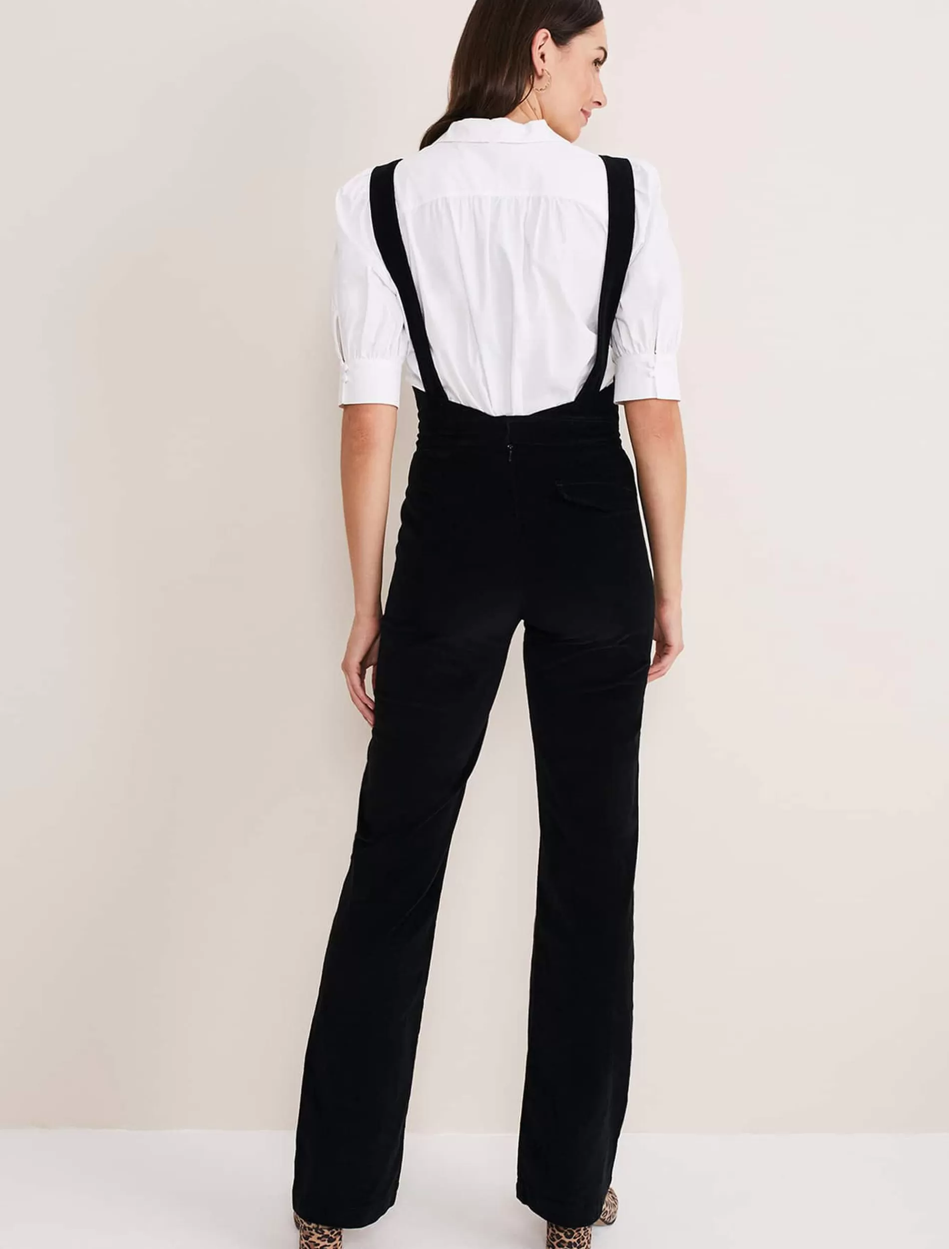Phase Eight Jasira Corduroy Dungarees Black Fashion