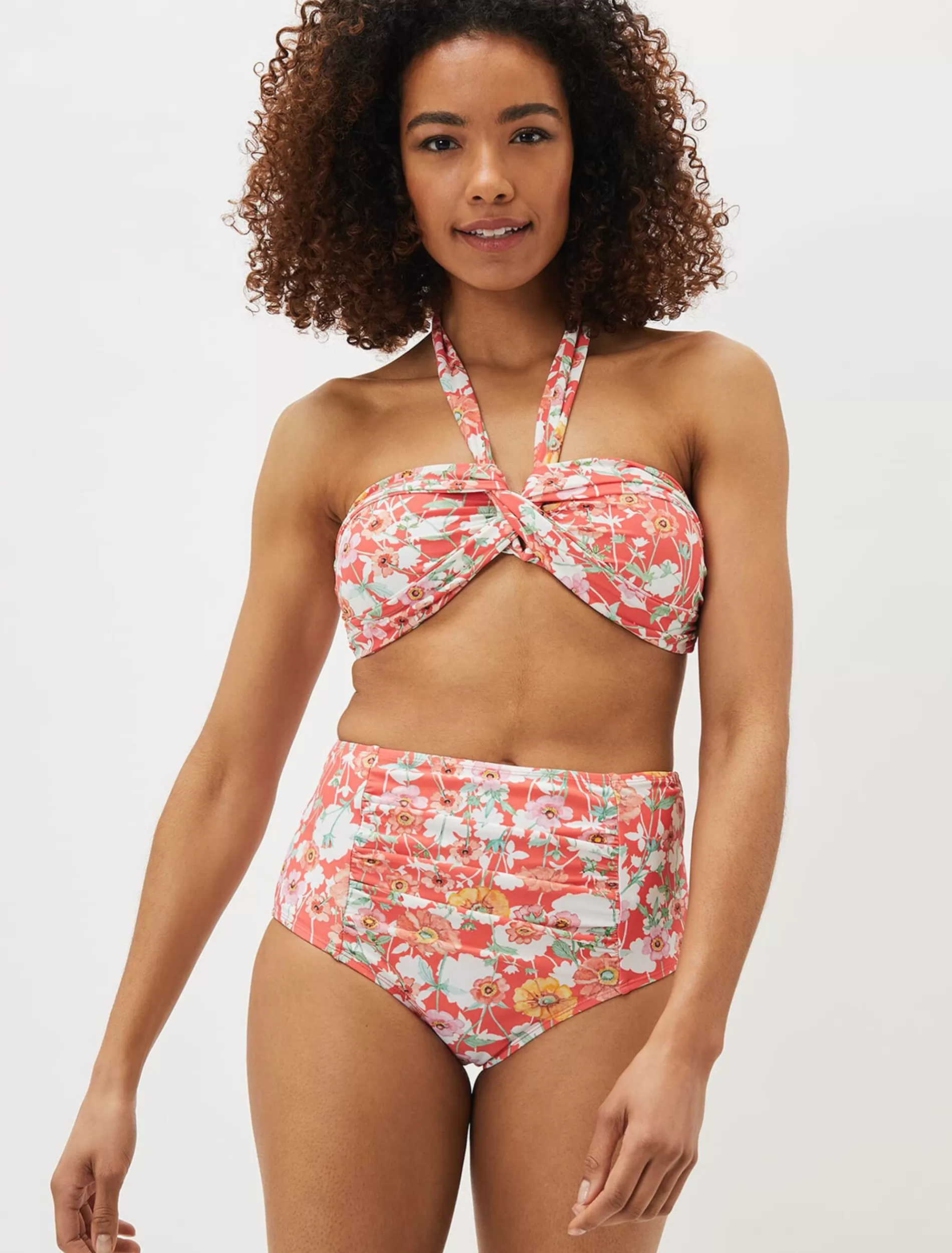 Phase Eight Jasmin Floral Bikini Brief Red Best