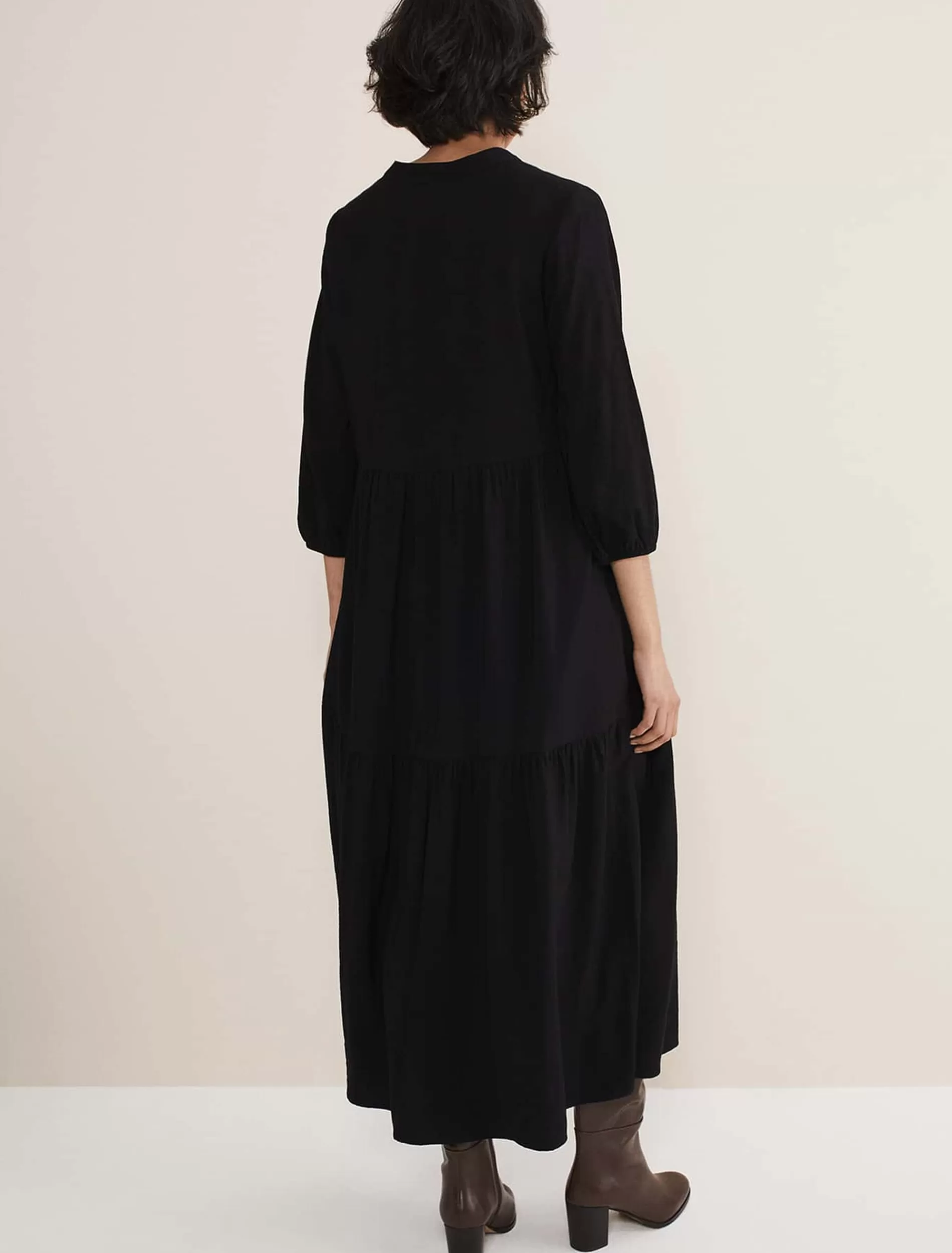 Phase Eight Jayde Midaxi Tiered Dress Black Best Sale