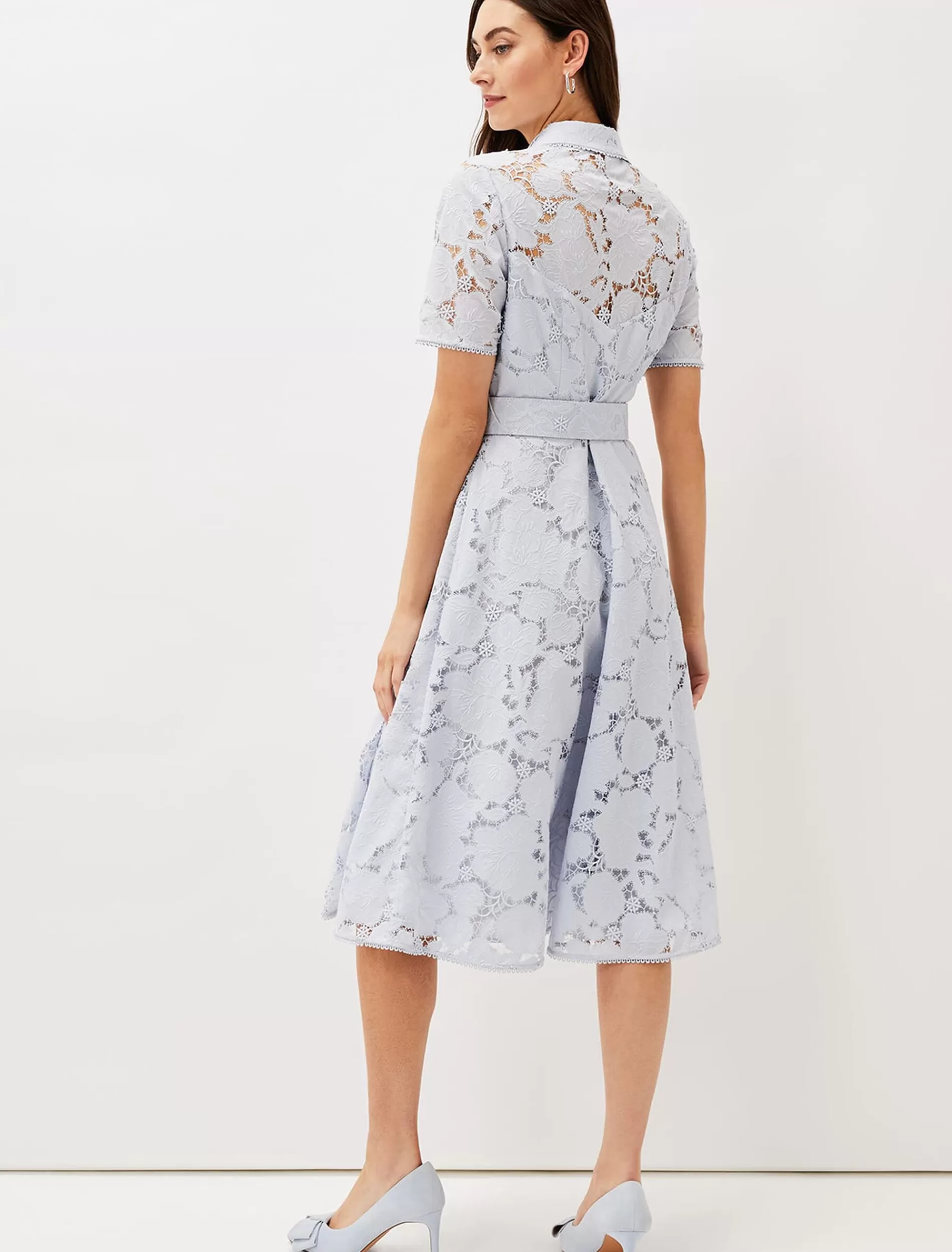 Phase Eight Jaynie Lace Shirt Dress Mineral Shop