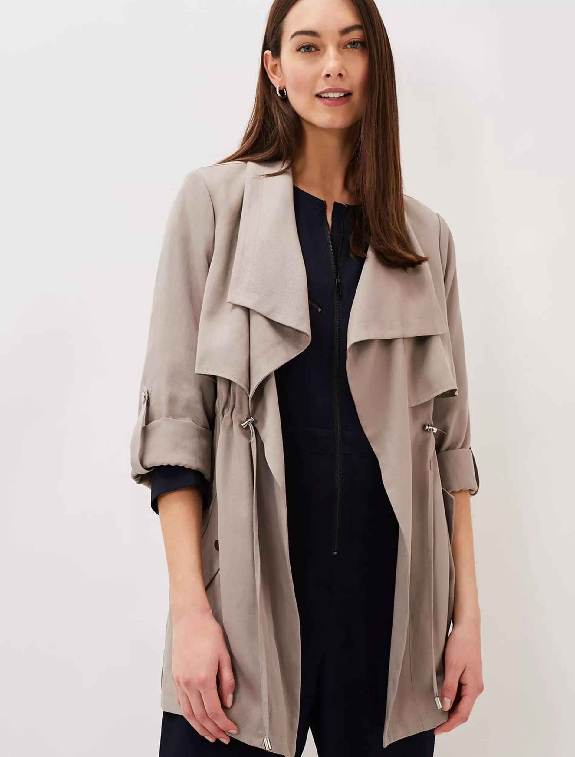 Phase Eight Jesse Waterfall Jacket Soft Grey Cheap