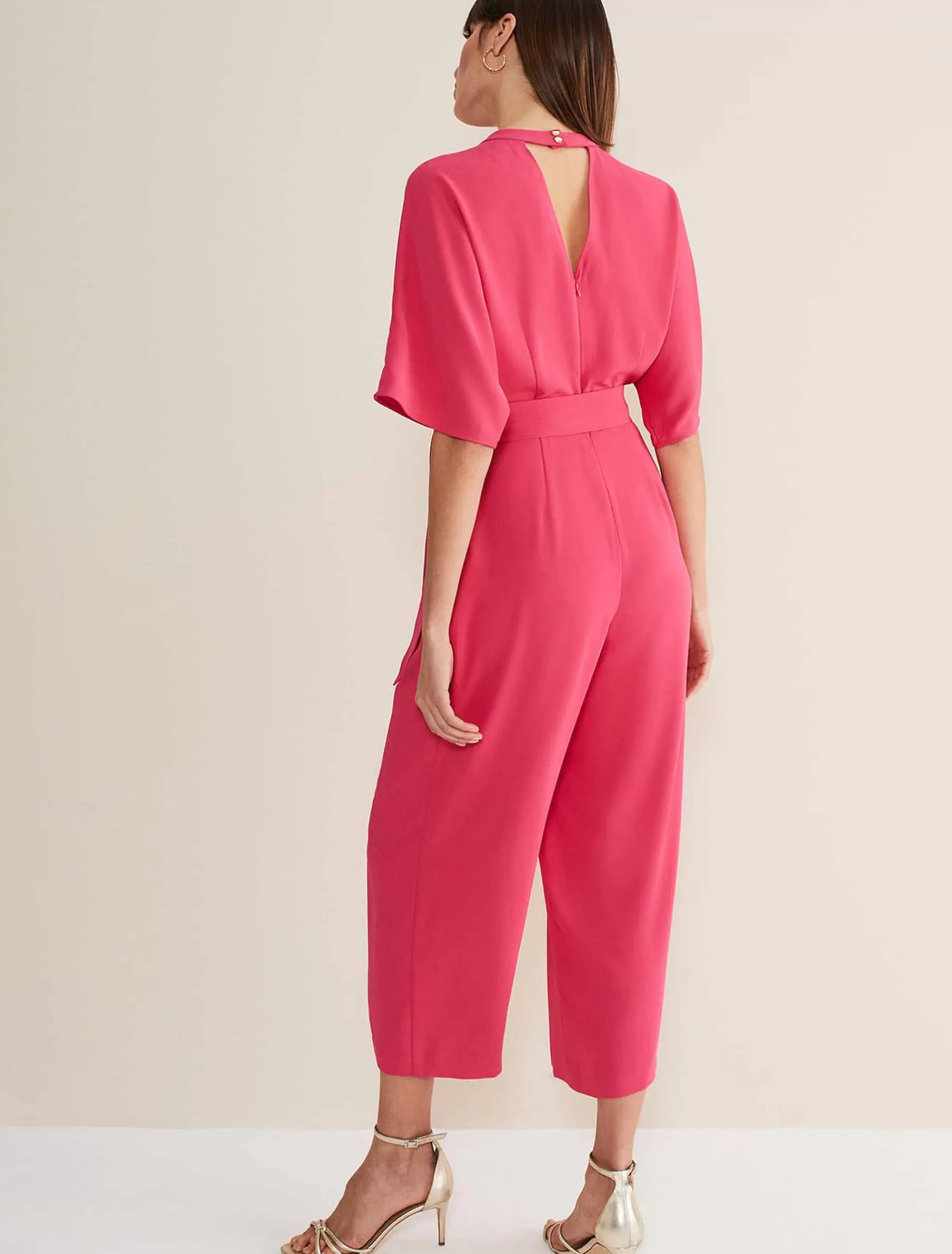 Phase Eight Jiya Batwing Jumpsuit Pink Fashion
