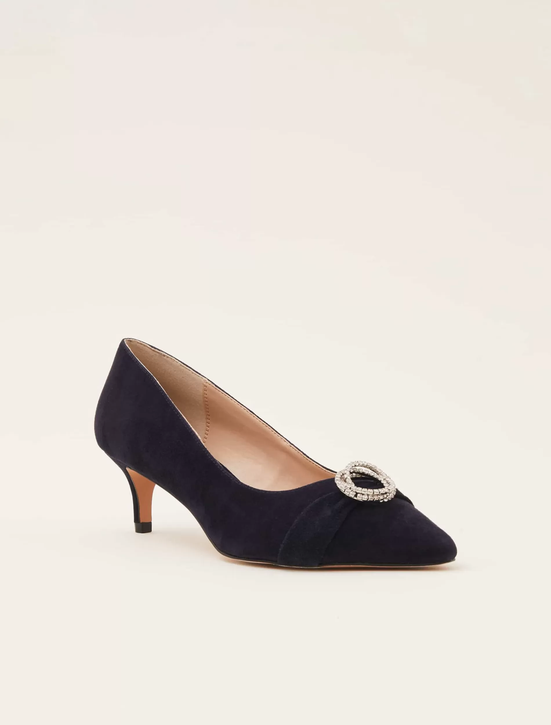 Phase Eight Joelle Sparkle Court Shoe Navy Flash Sale