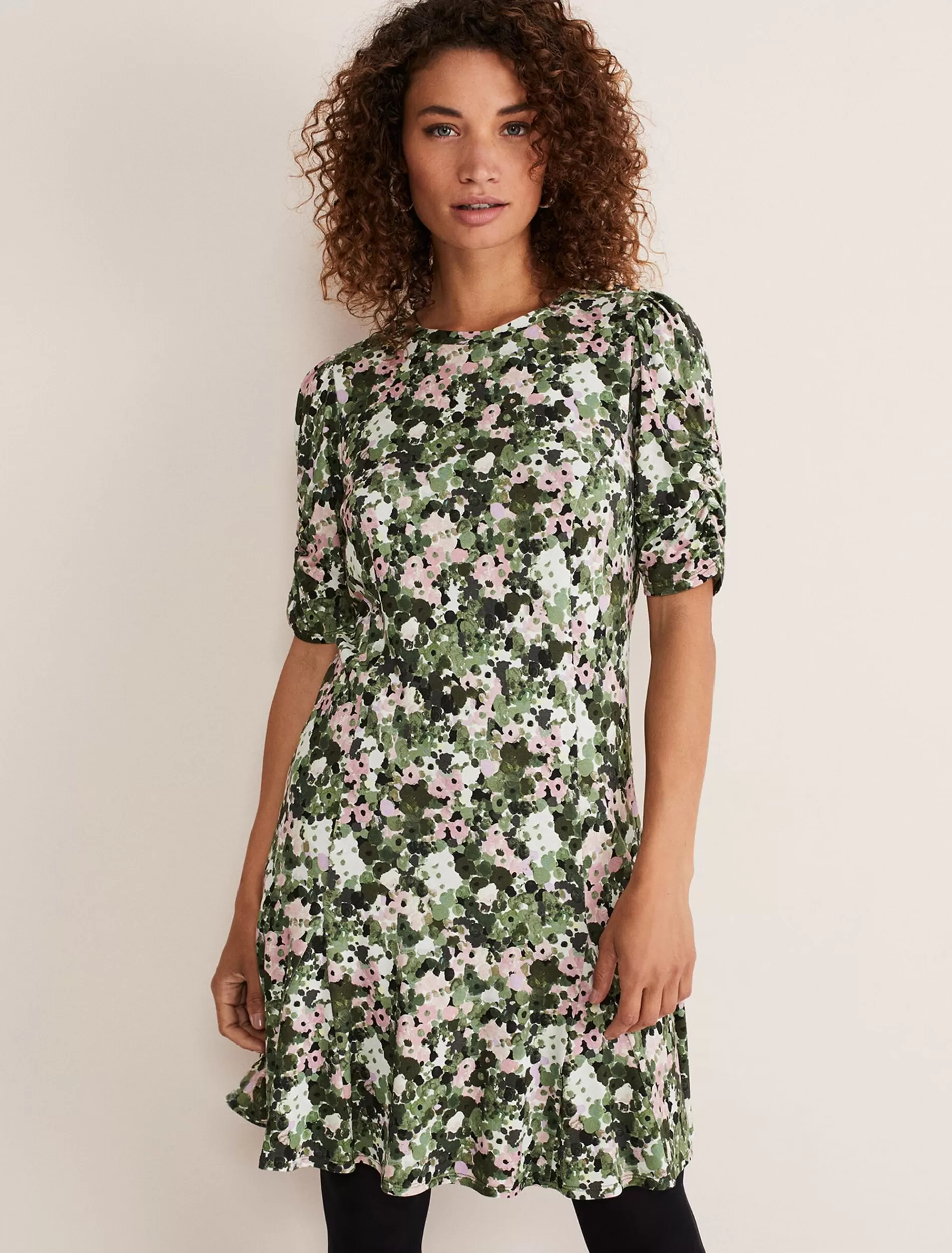 Phase Eight Jolee Printed Jersey Dress Green Multi Outlet