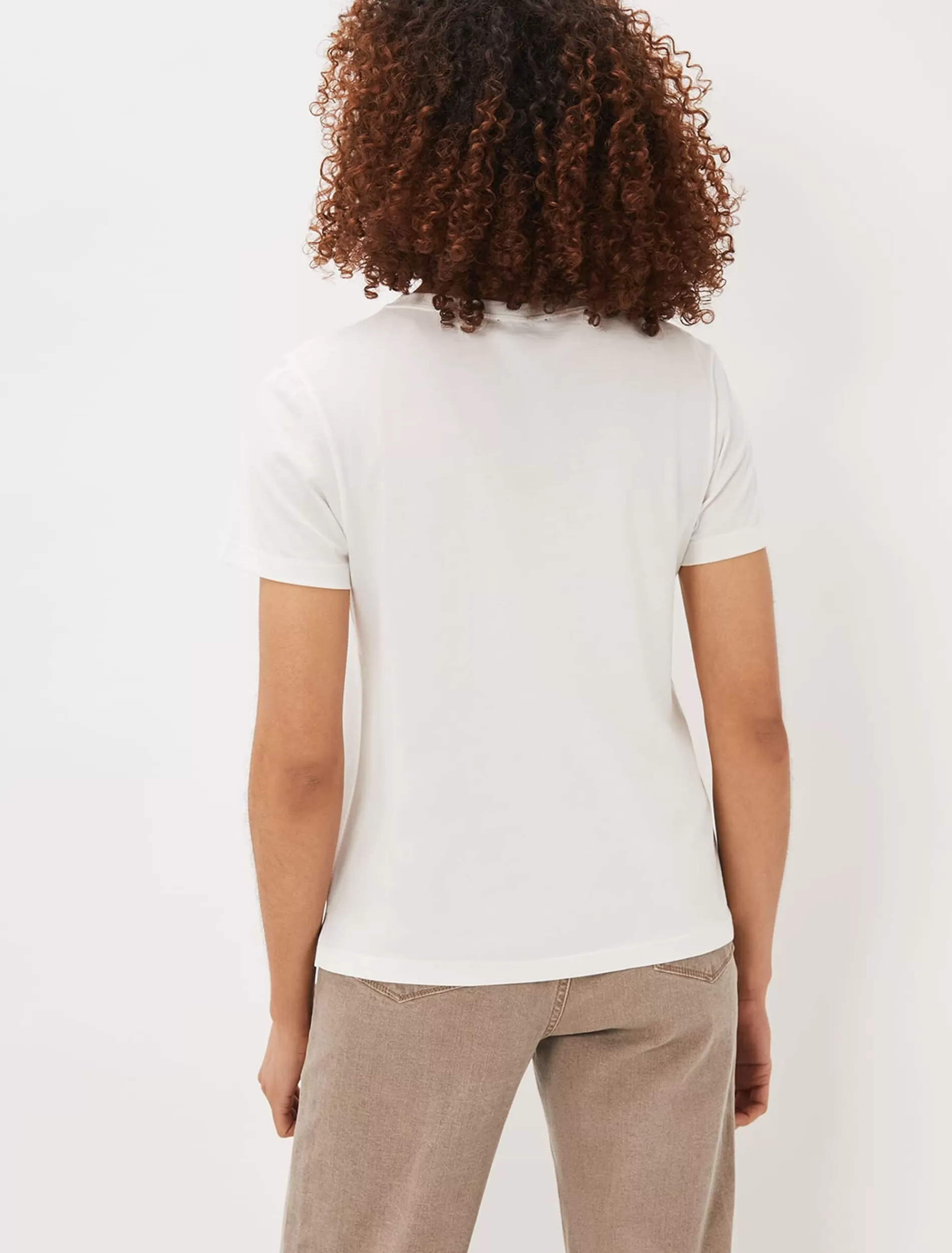 Phase Eight Jossie Placement T-Shirt Ivory Best