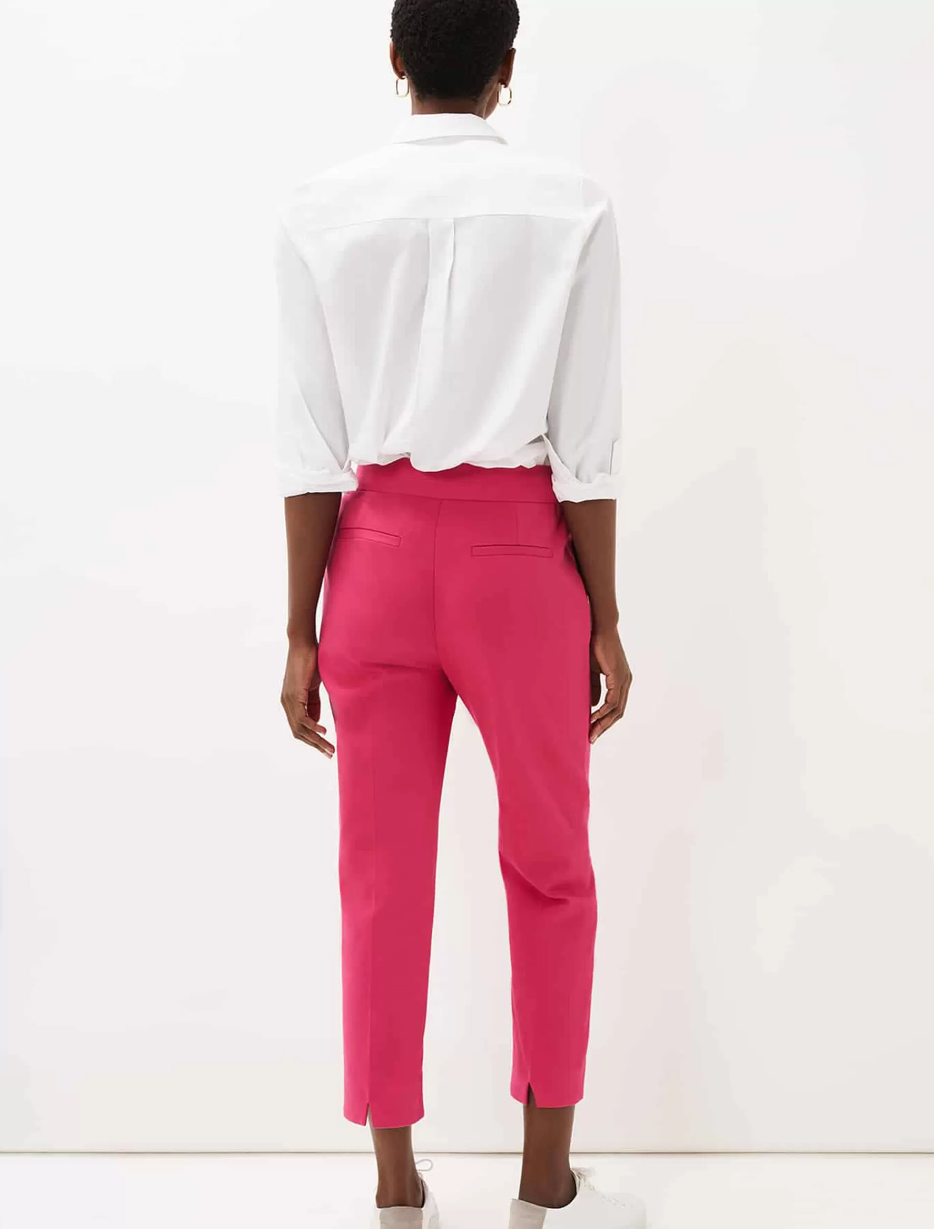 Phase Eight Julianna Cropped Tapered Trouser Pink Hot