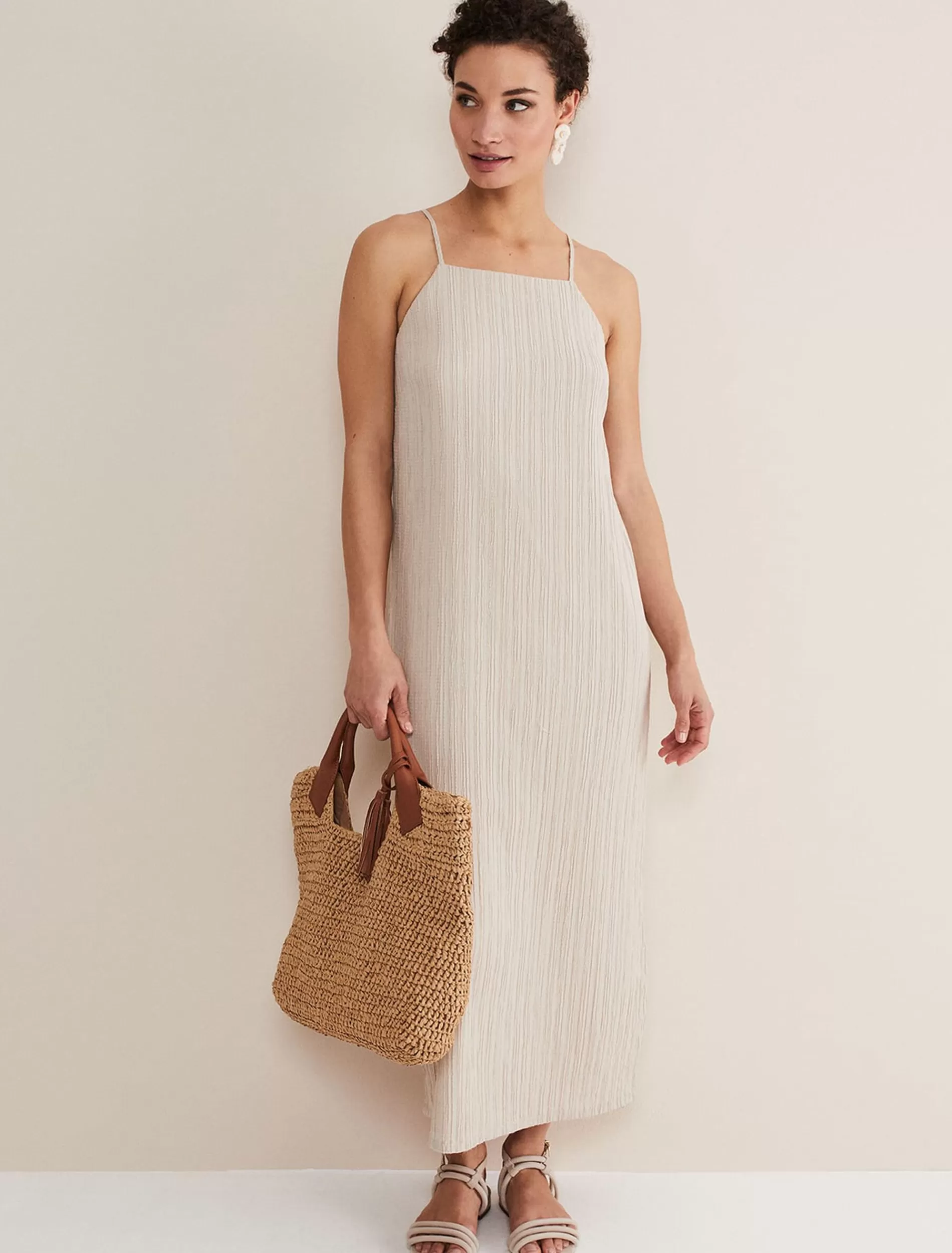 Phase Eight Kady Strappy D Ring Dress Stone Cheap