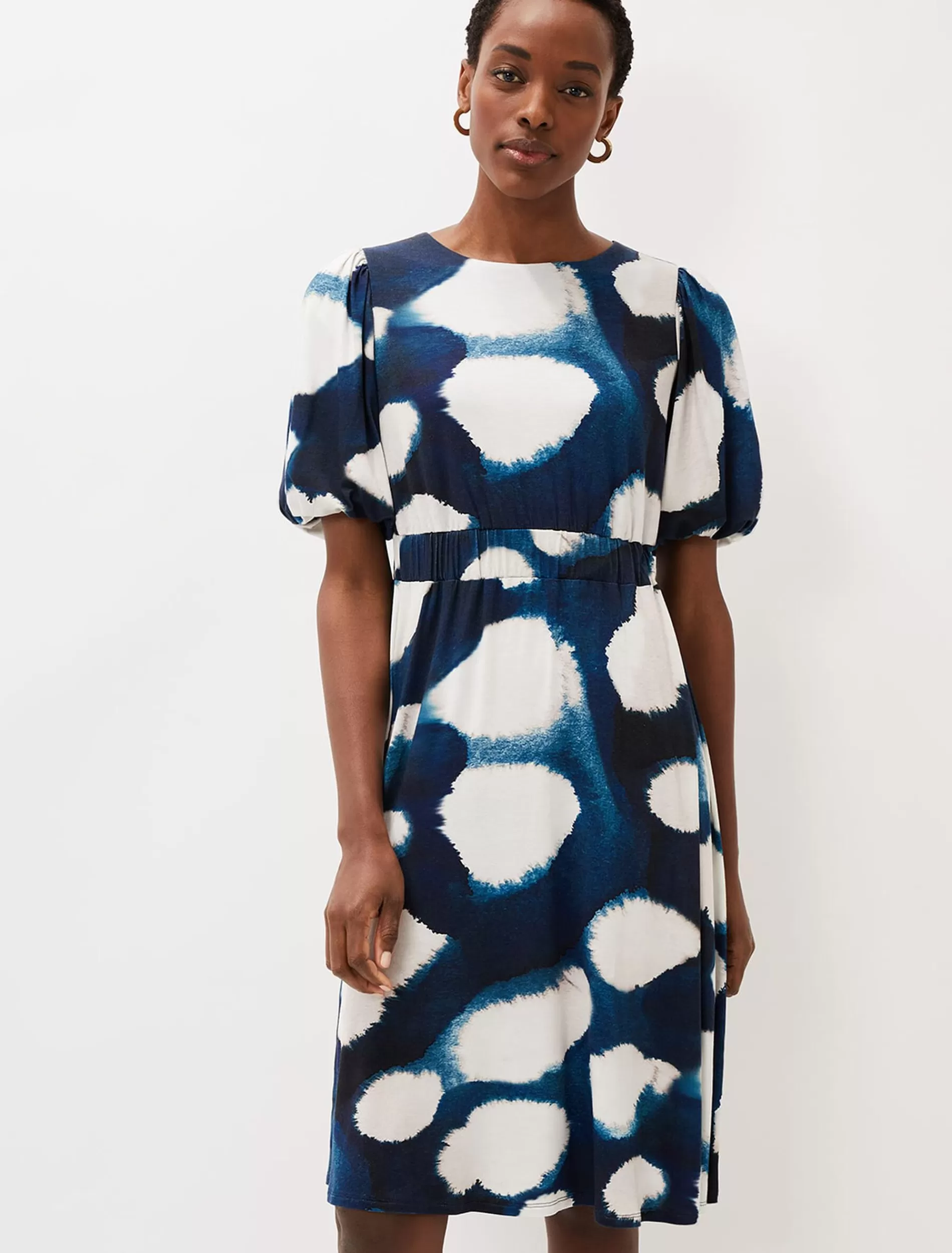 Phase Eight Kaitlyn Abstract Spot Print Dress Multi-Coloured Sale