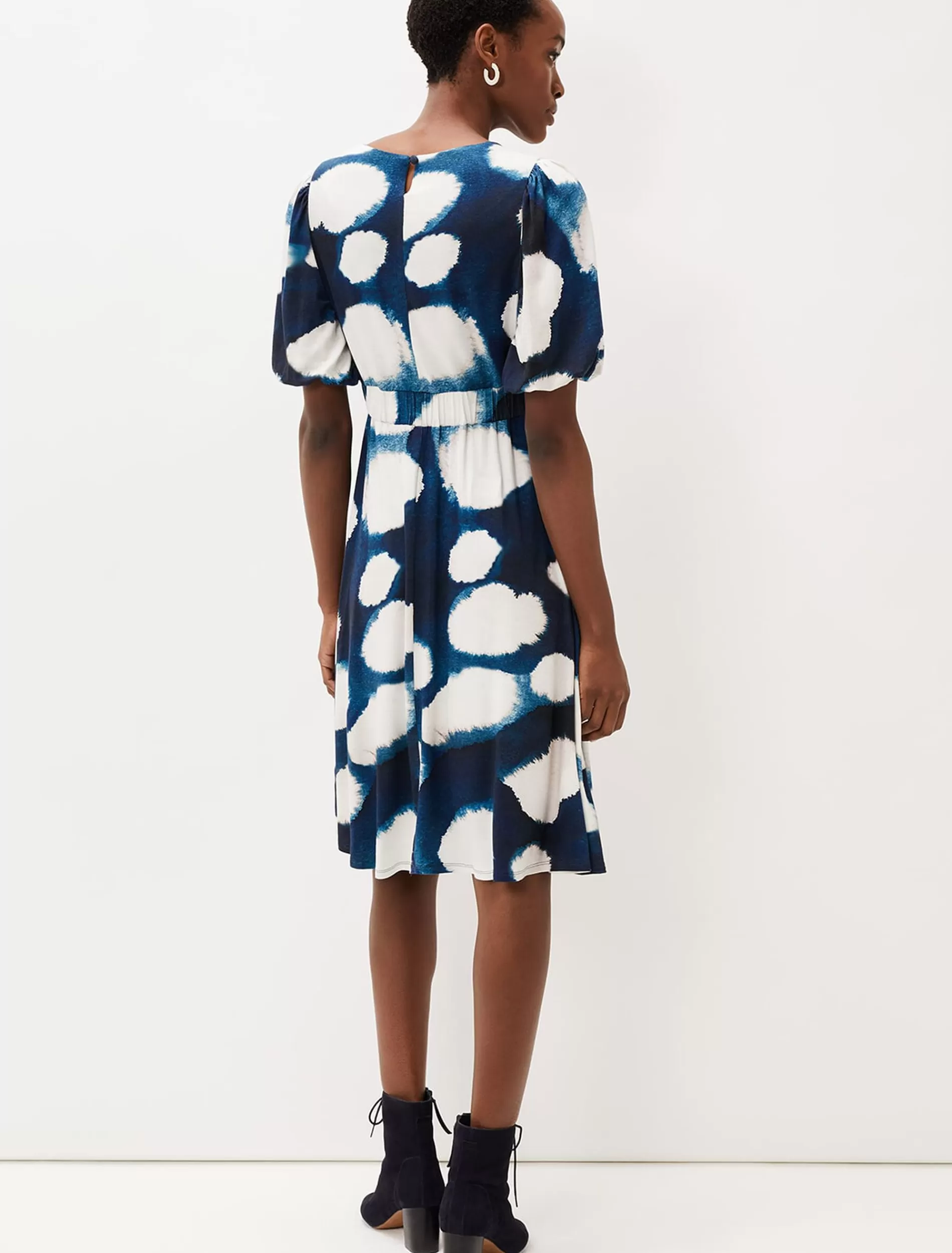 Phase Eight Kaitlyn Abstract Spot Print Dress Multi-Coloured Sale