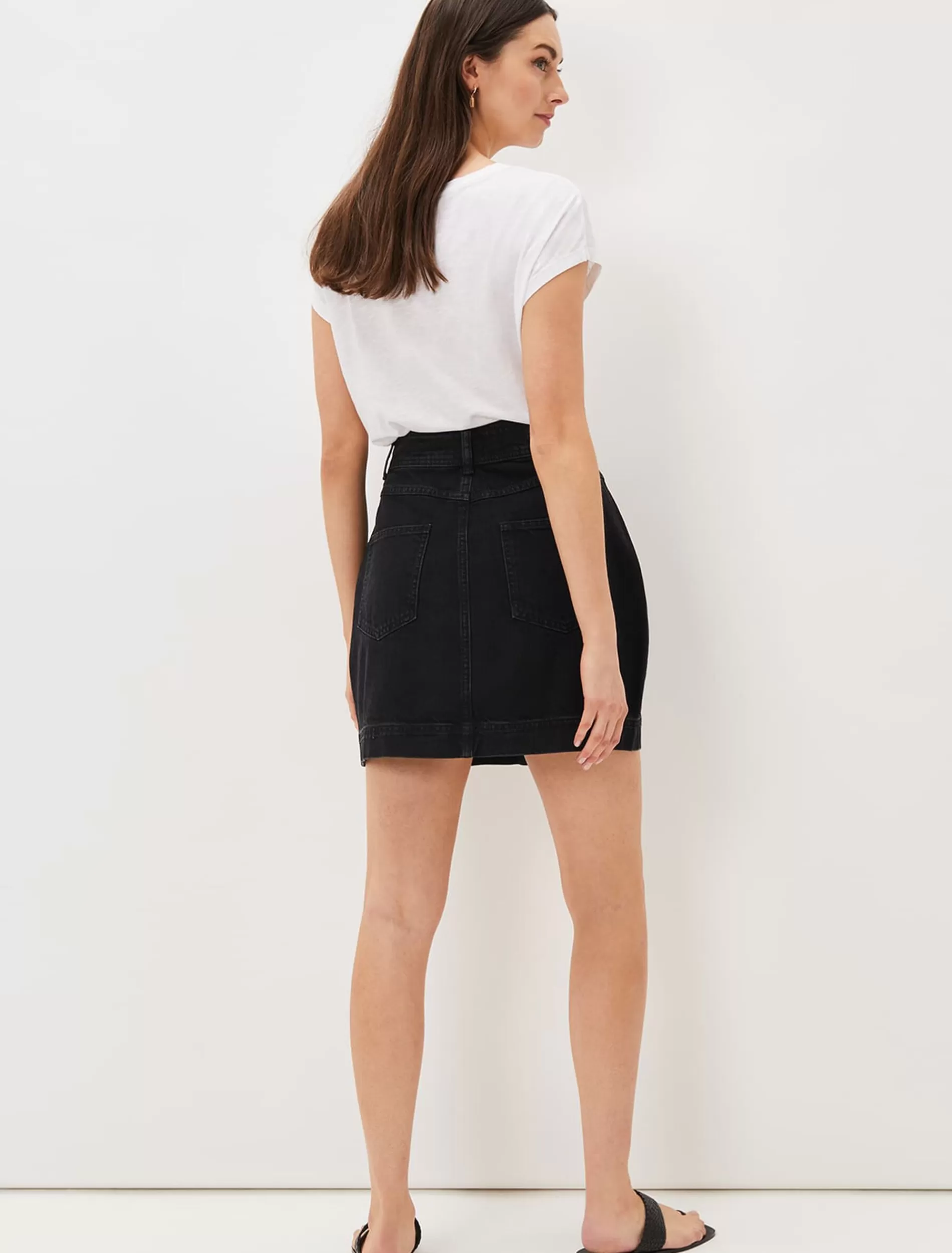 Phase Eight Kat Mini Skirt Denim Best