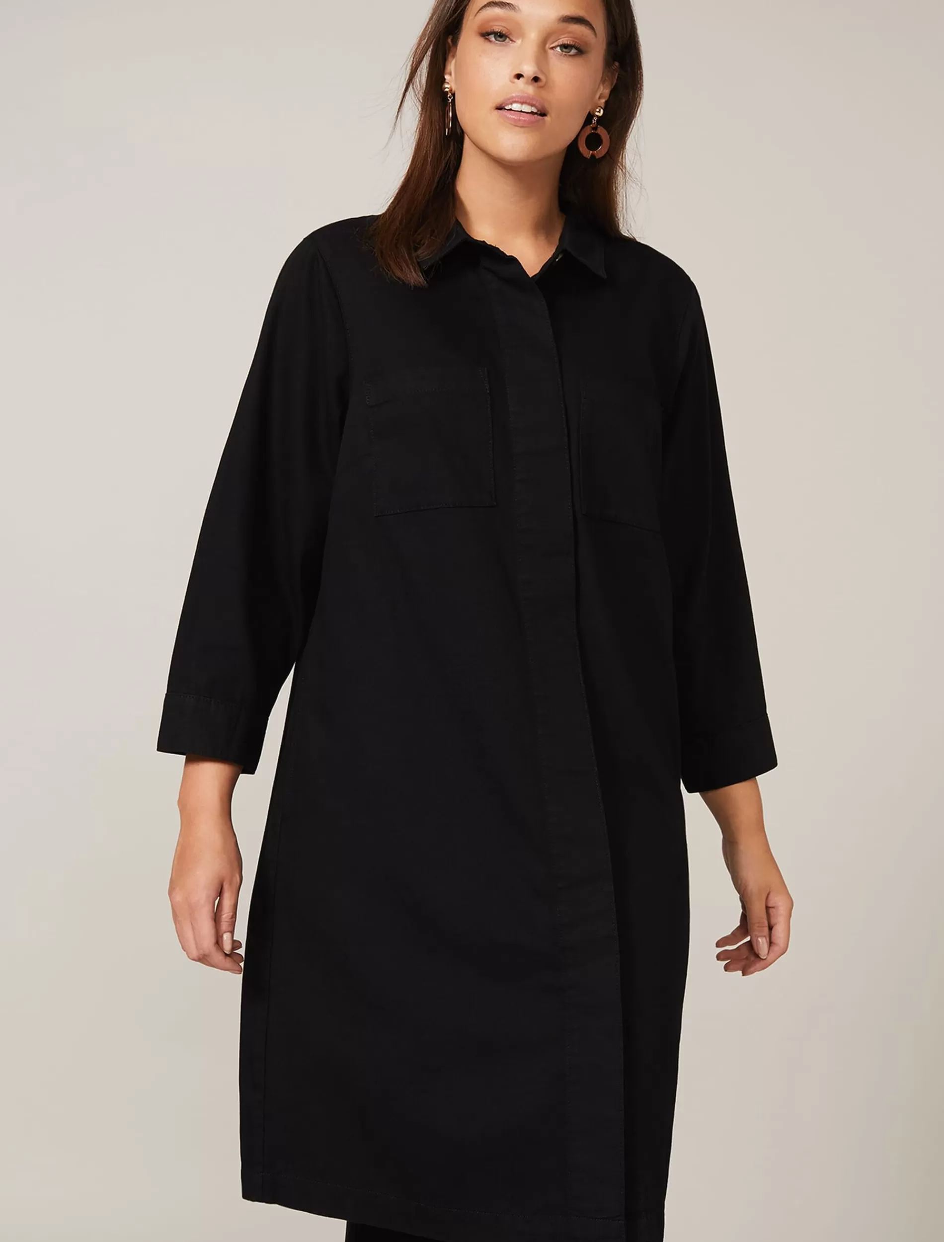 Phase Eight Katie Denim Swing Dress Black Flash Sale