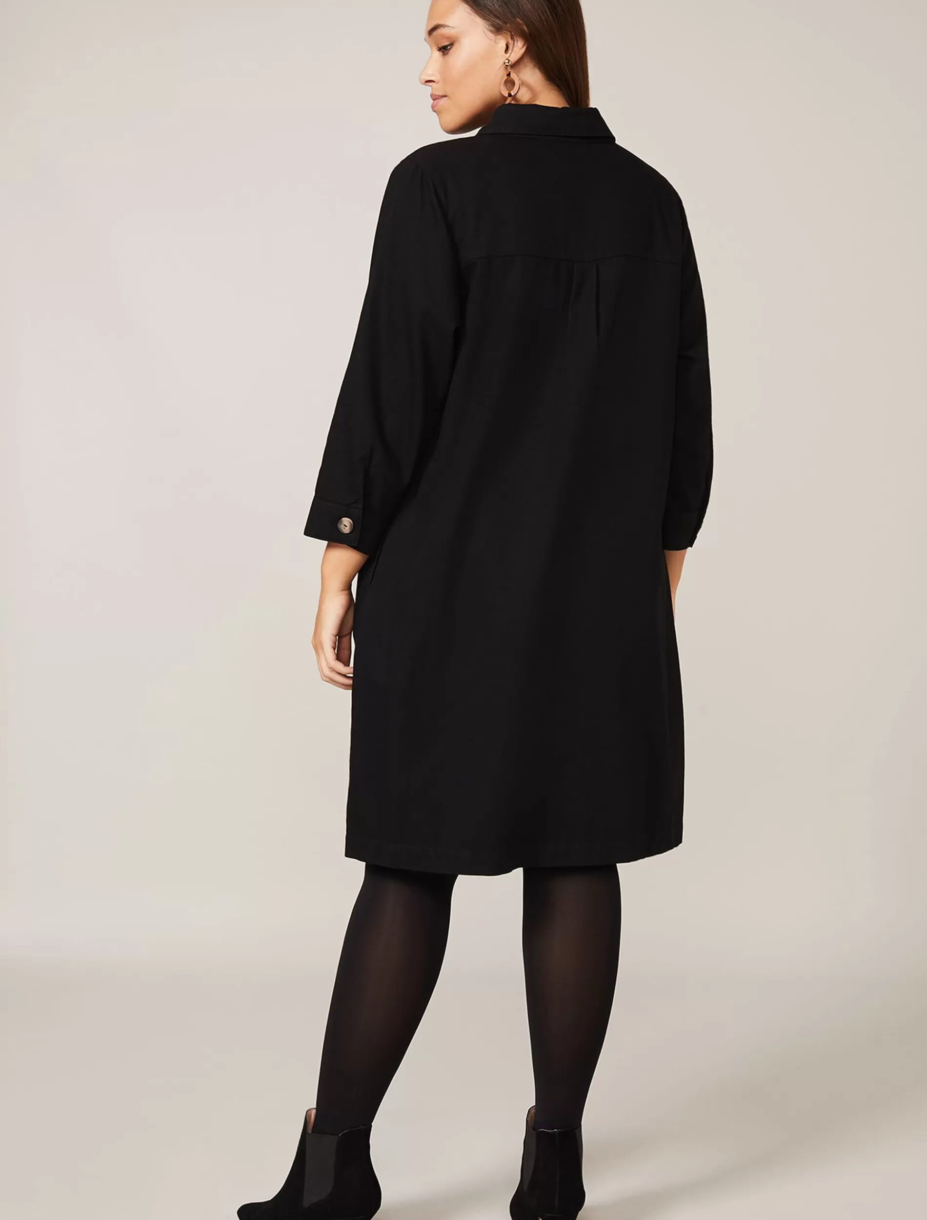 Phase Eight Katie Denim Swing Dress Black Flash Sale