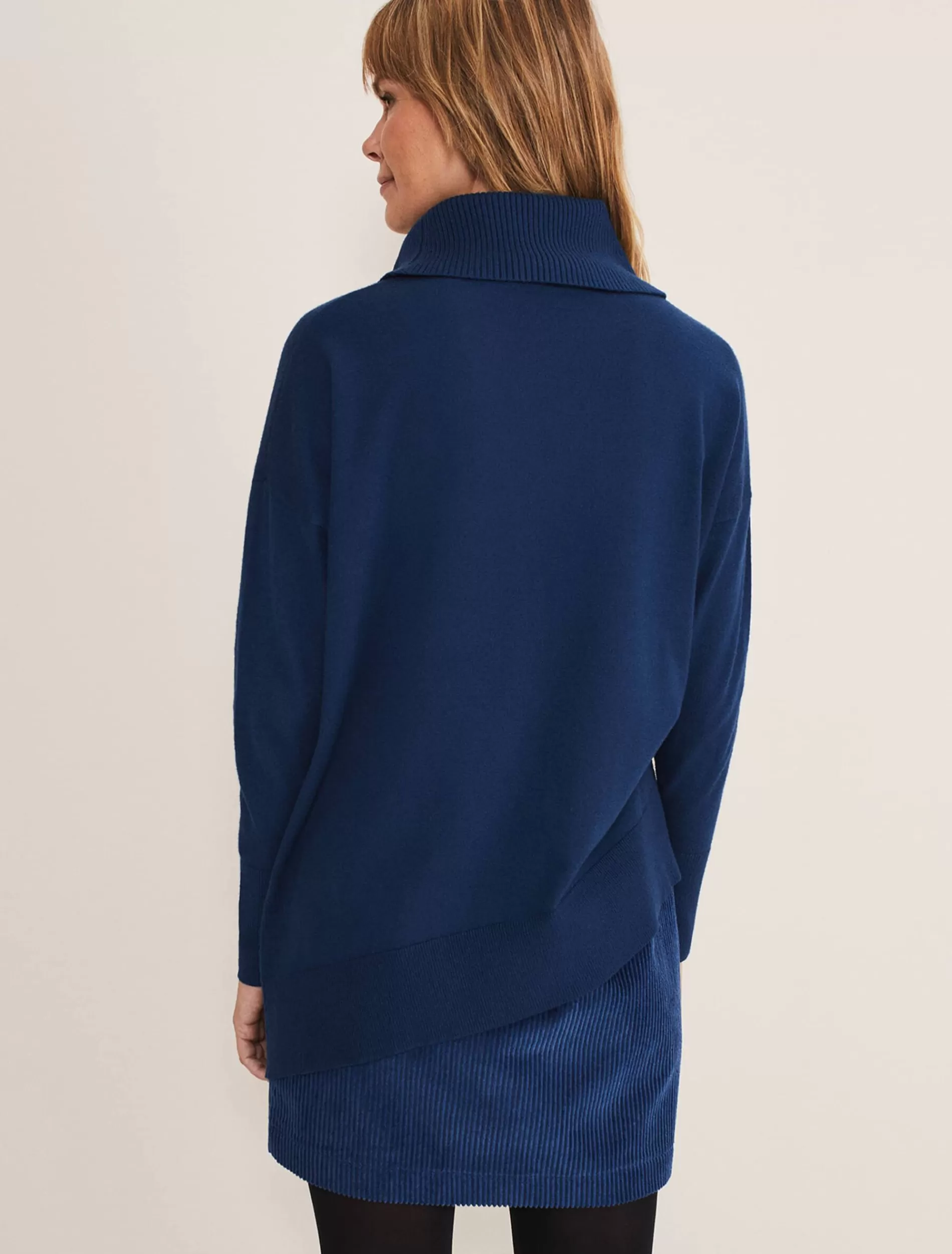 Phase Eight Katya Cosy Asymmetric Knit Dark Teal Sale