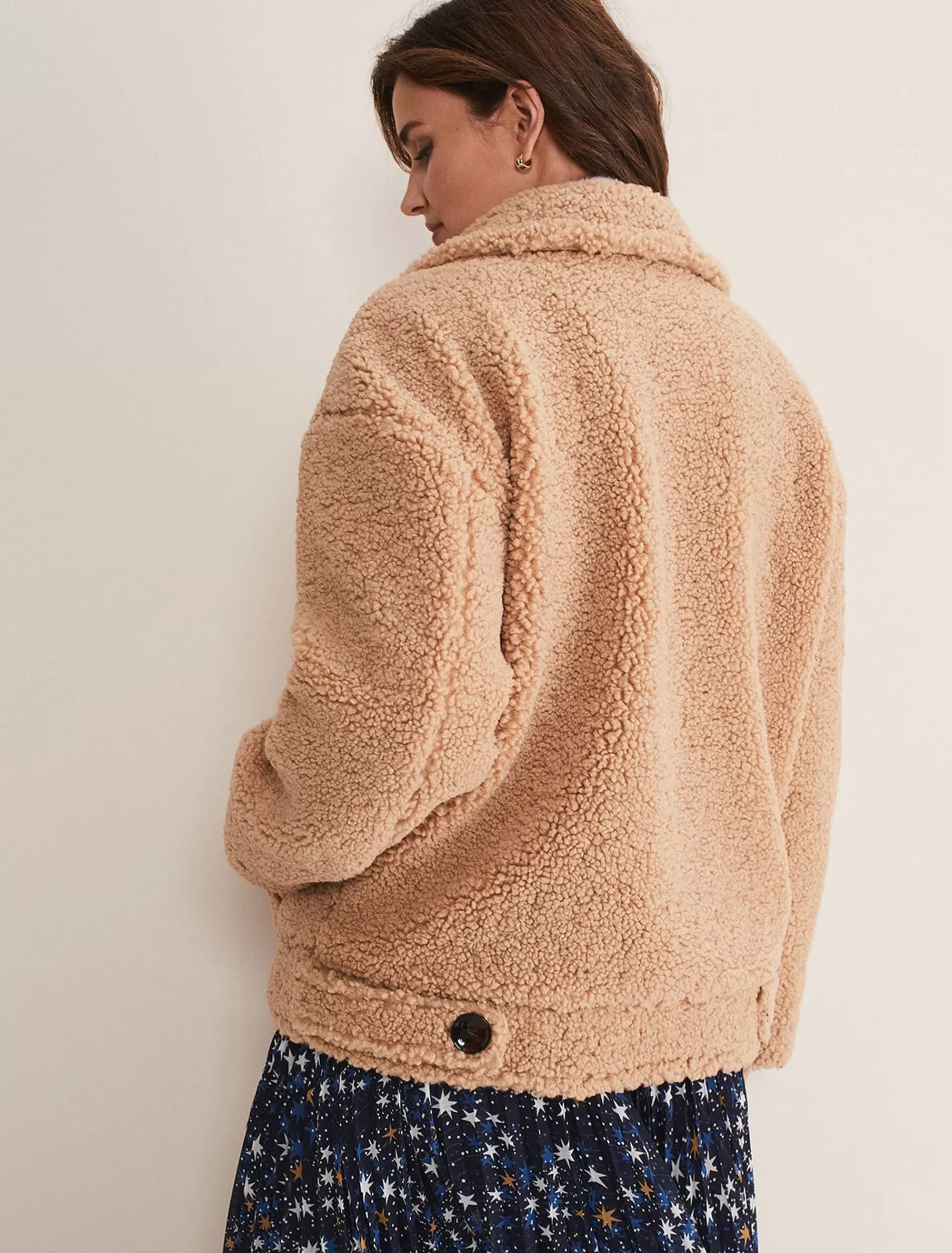 Phase Eight Kelsey Short Teddy Coat Camel Best Sale