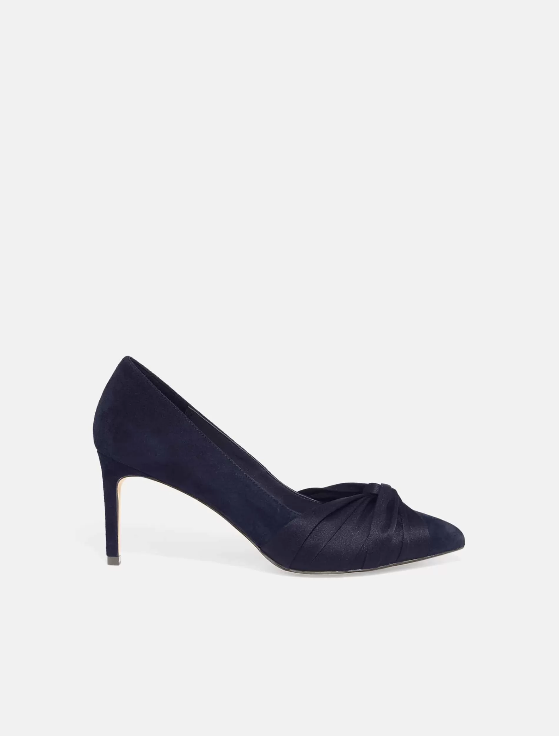 Phase Eight Kendal Knot Front Pointed Court Shoes Navy Best Sale