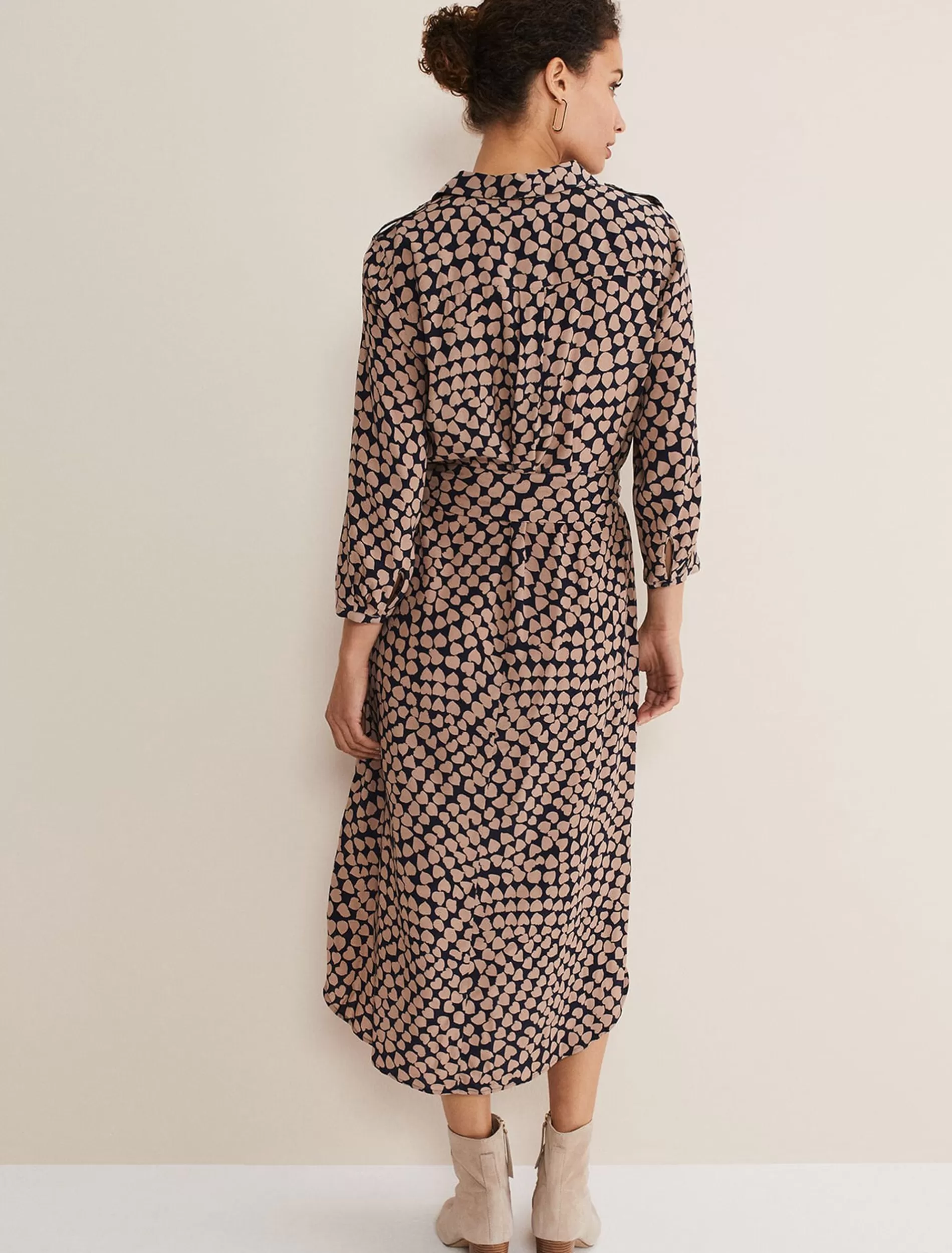 Phase Eight Kesia Utility Dress Navy/Stone Sale
