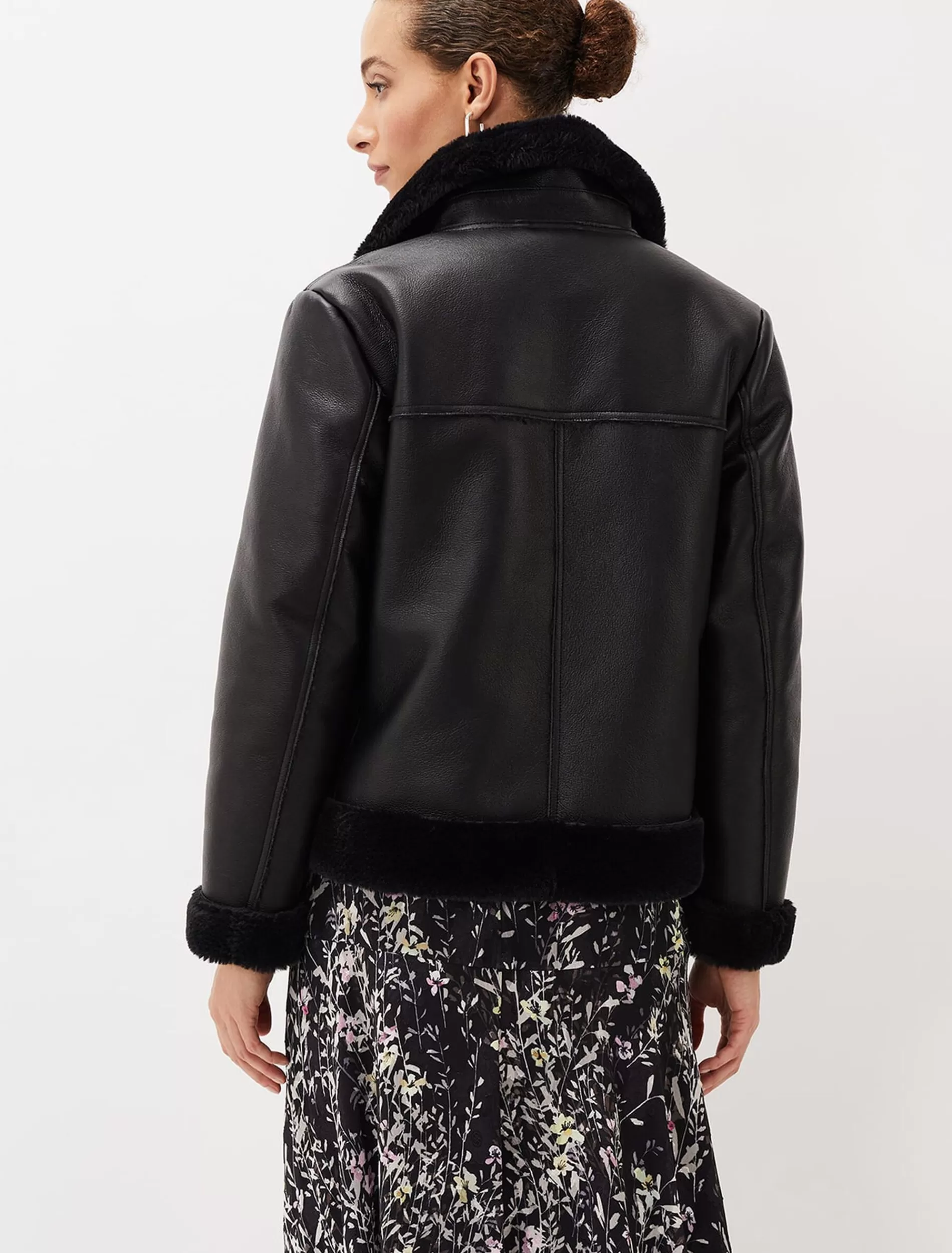 Phase Eight Kya Aviator Jacket Black Flash Sale
