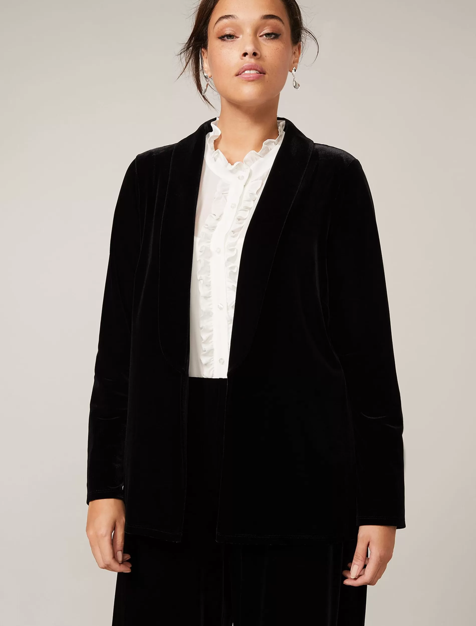 Phase Eight Lauren Velvet Jacket Black Flash Sale