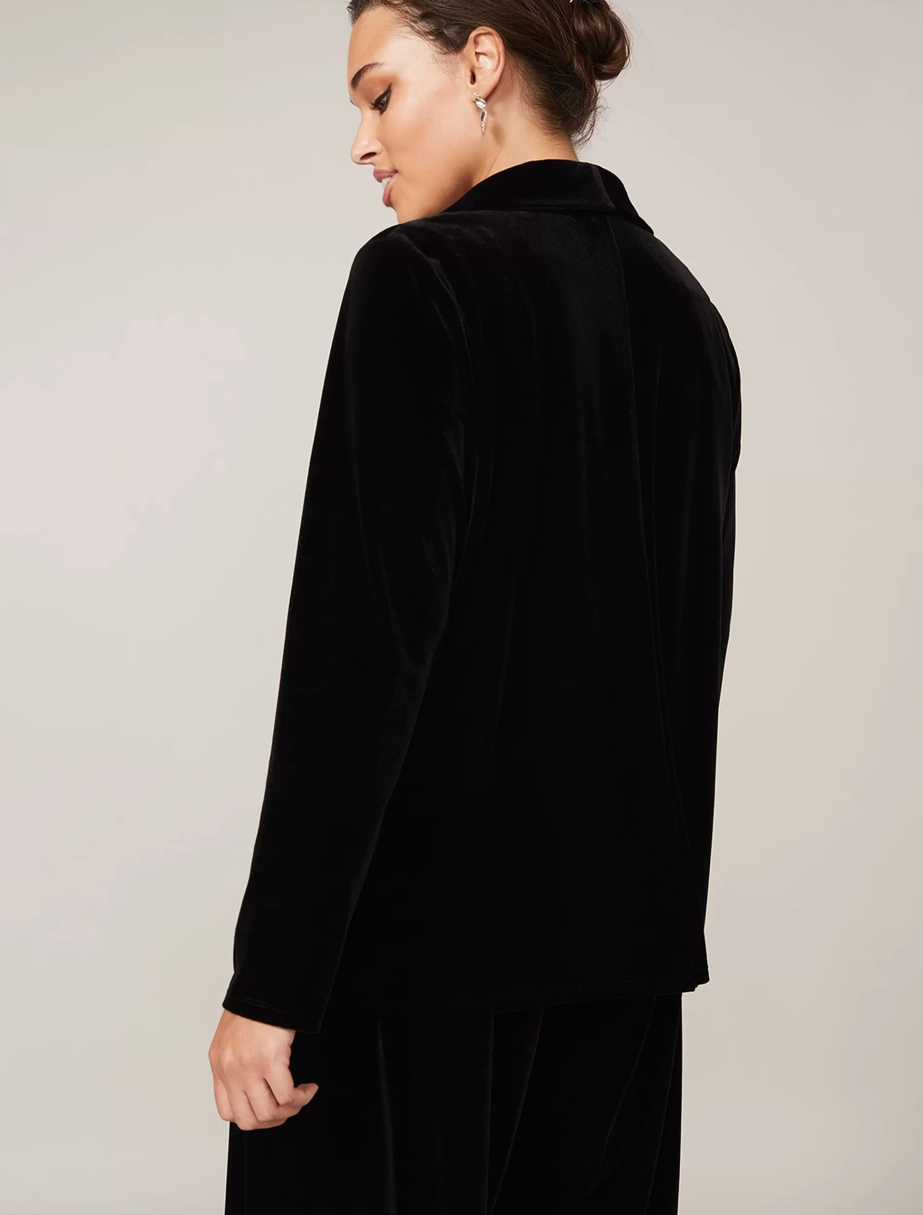 Phase Eight Lauren Velvet Jacket Black Flash Sale