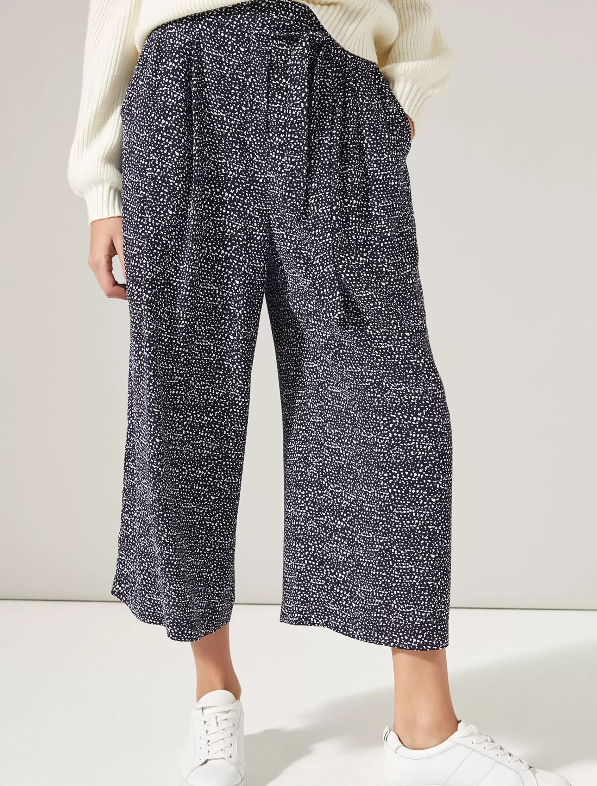 Phase Eight Layla Spot Culotte Navy/Ivory Best Sale