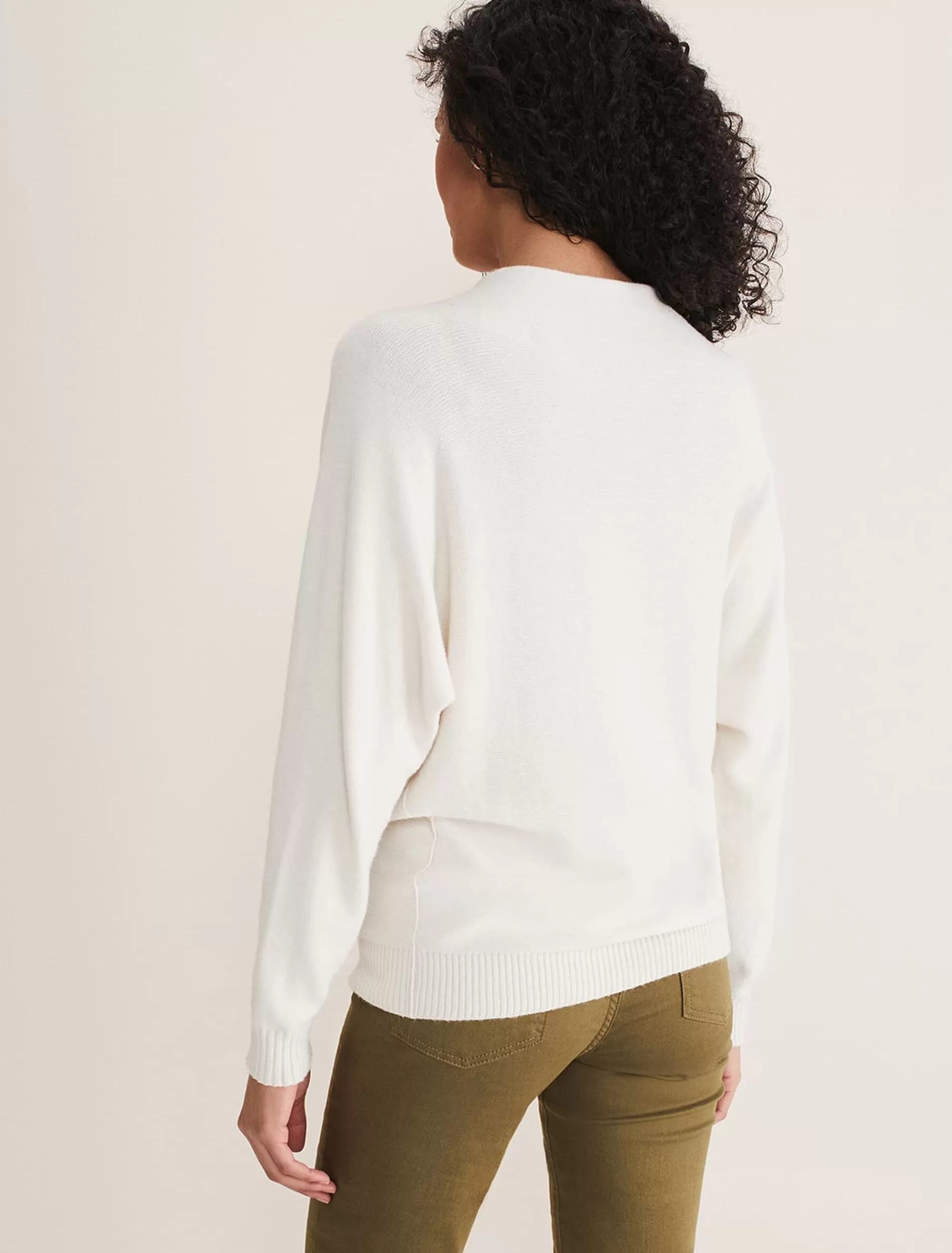 Phase Eight Layra Cowl Neck Knit Top Ivory Discount