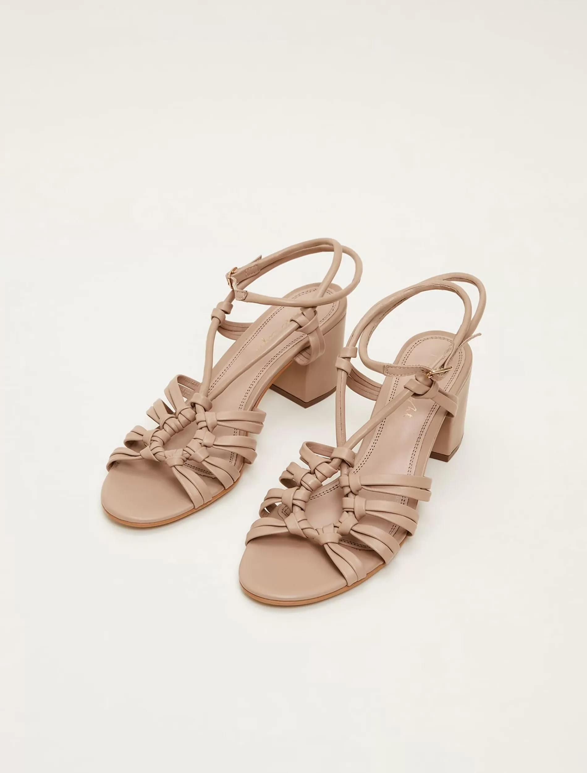 Phase Eight Leather Ankle Strap Sandal Shoe Tan Shop