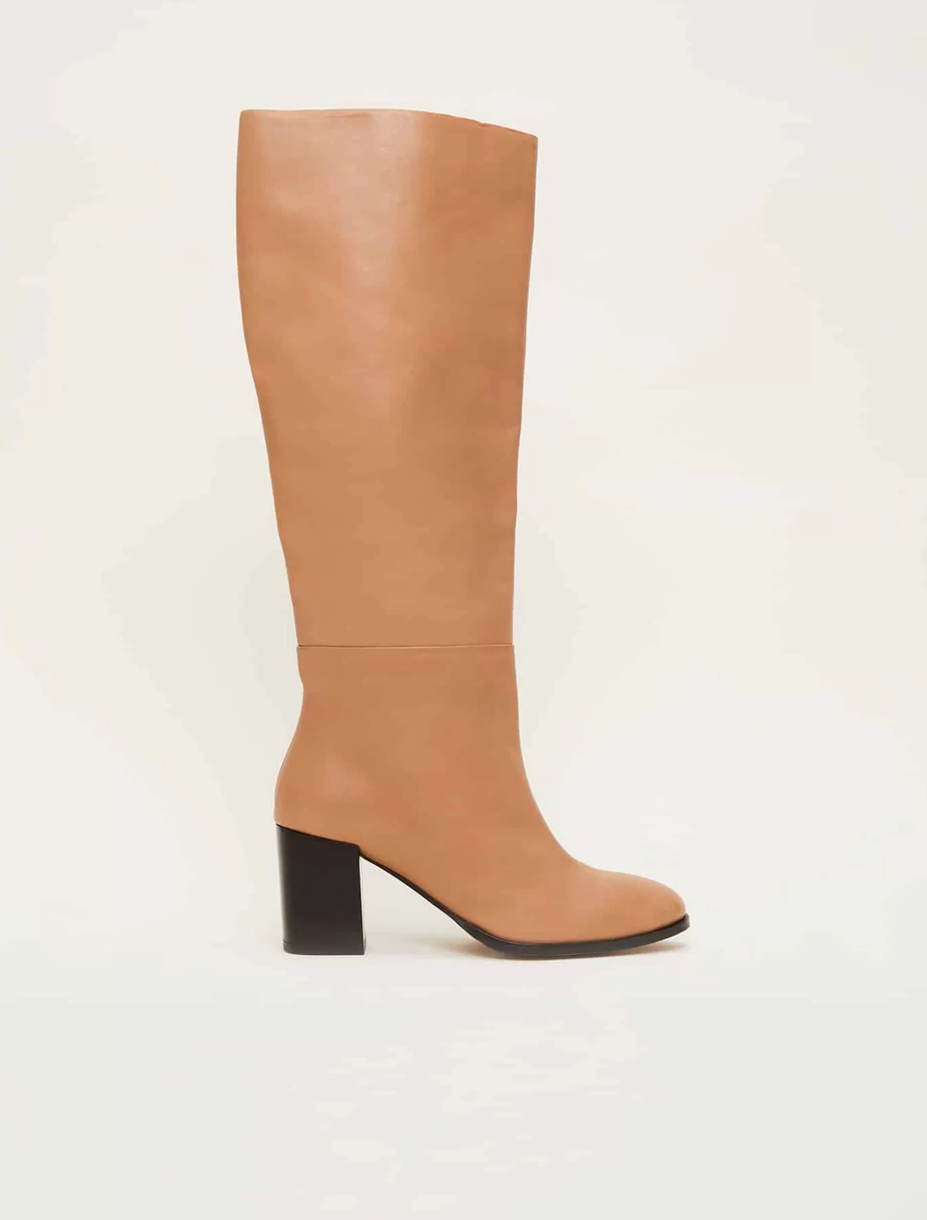 Phase Eight Leather Knee High Boots Camel Best Sale