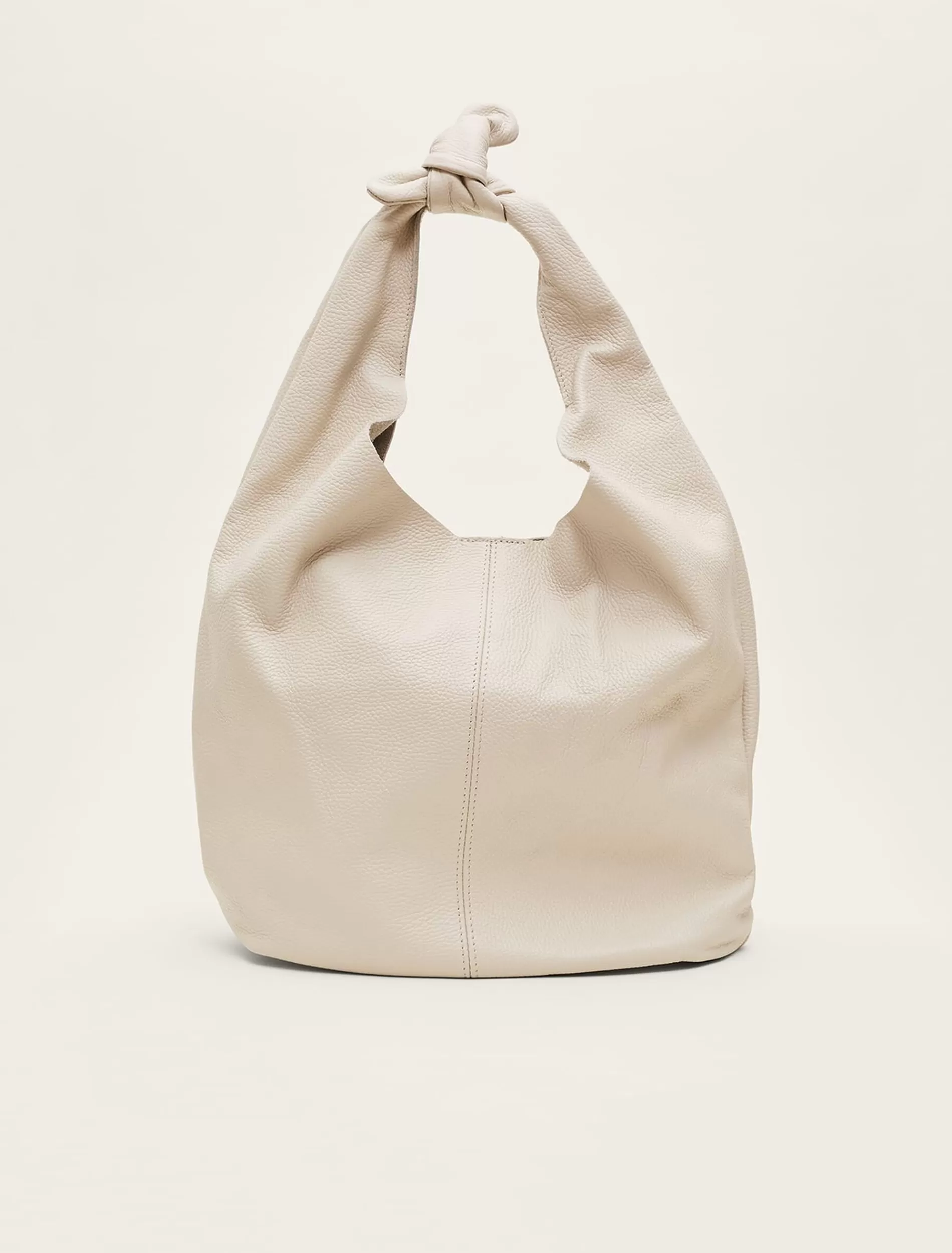 Phase Eight Leather Slouch Bag Winter White Best