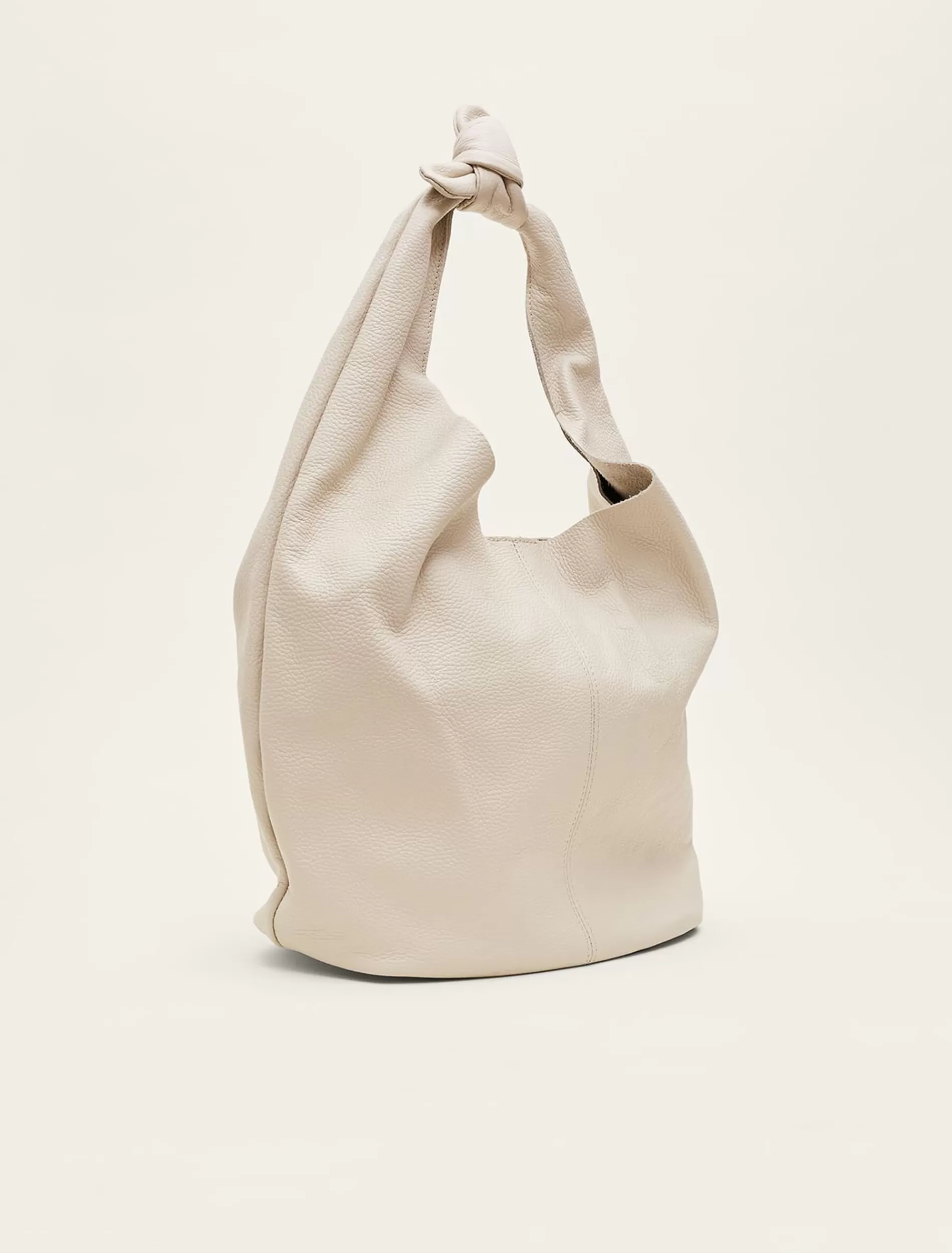 Phase Eight Leather Slouch Bag Winter White Best