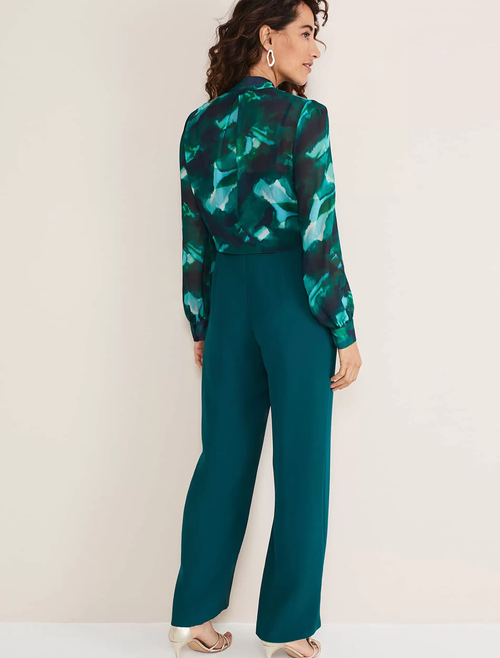 Phase Eight Lexi Print Jumpsuit Multi-Coloured Cheap
