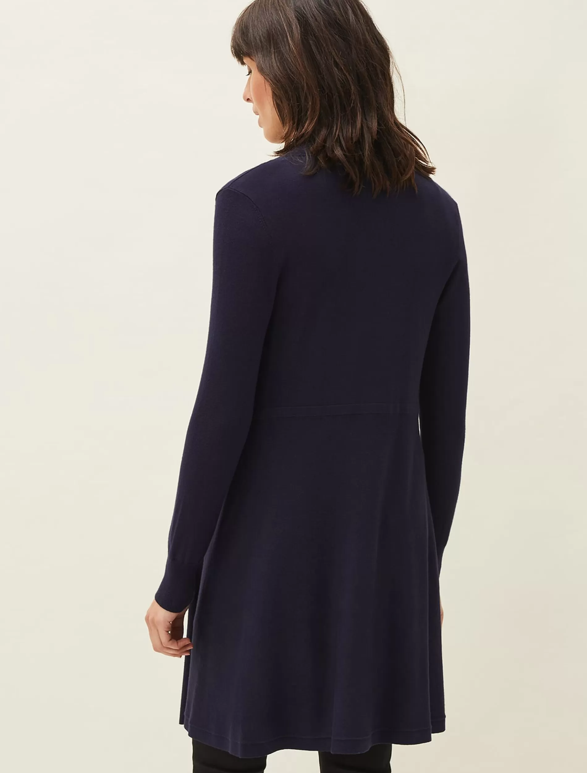 Phase Eight Lili Longline Cardigan Navy Best
