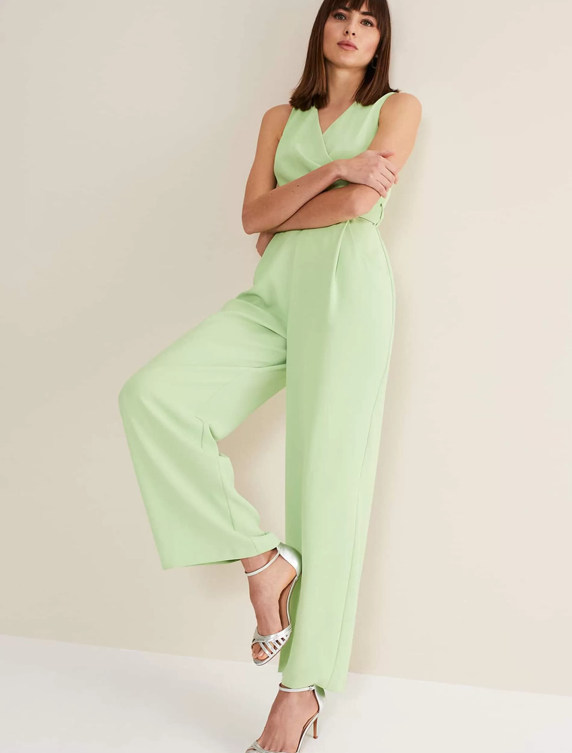 Phase Eight Lissia Jumpsuit Apple Green Hot