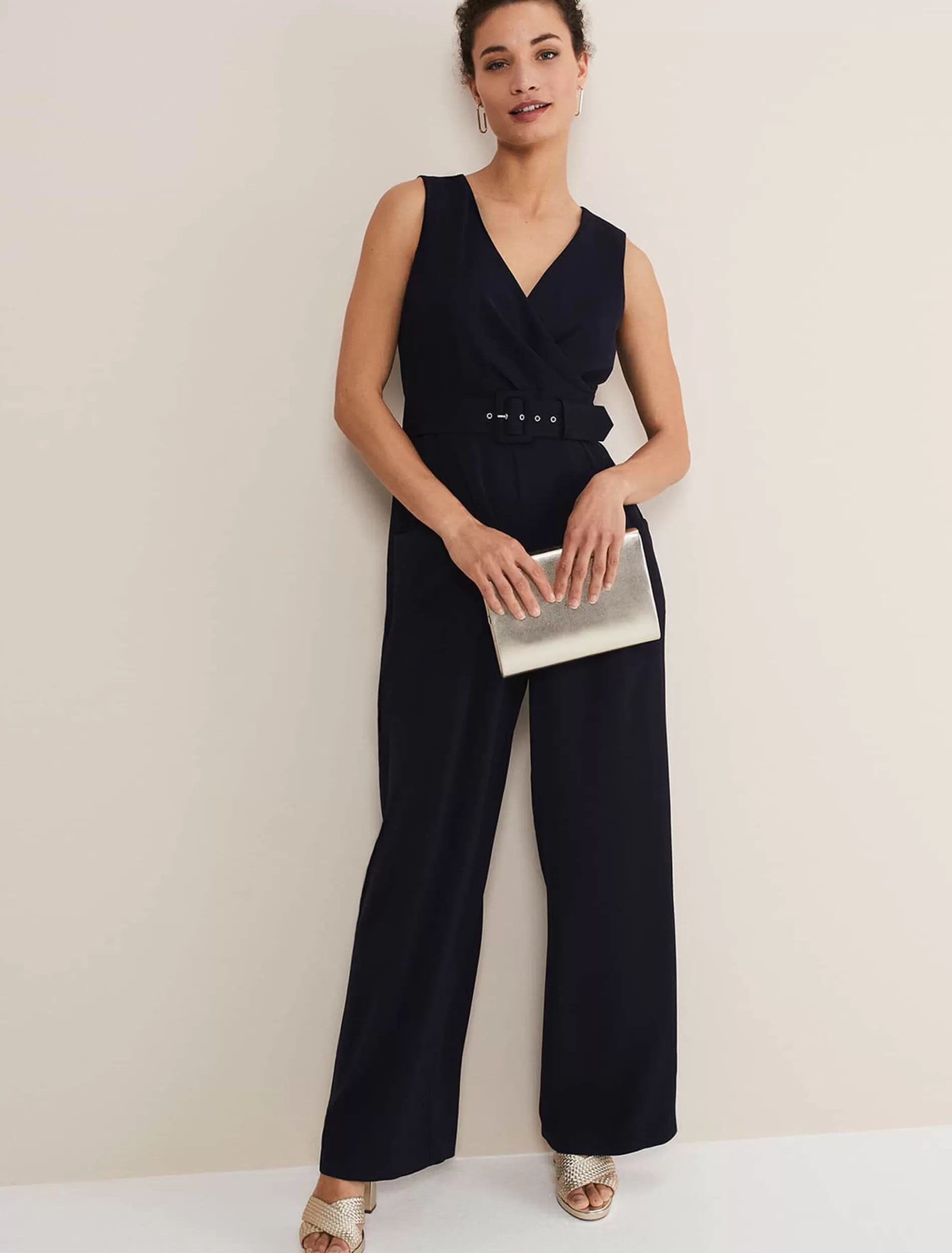 Phase Eight Lissia Jumpsuit Navy Hot