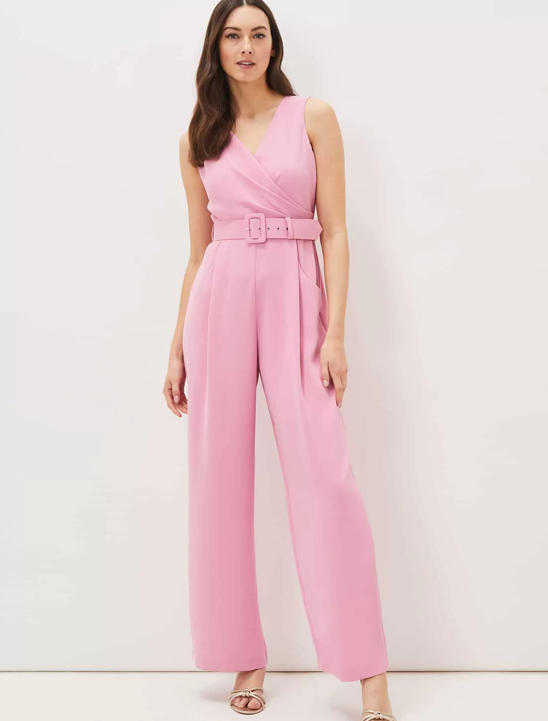 Phase Eight Lissia Jumpsuit Candy Pink Flash Sale