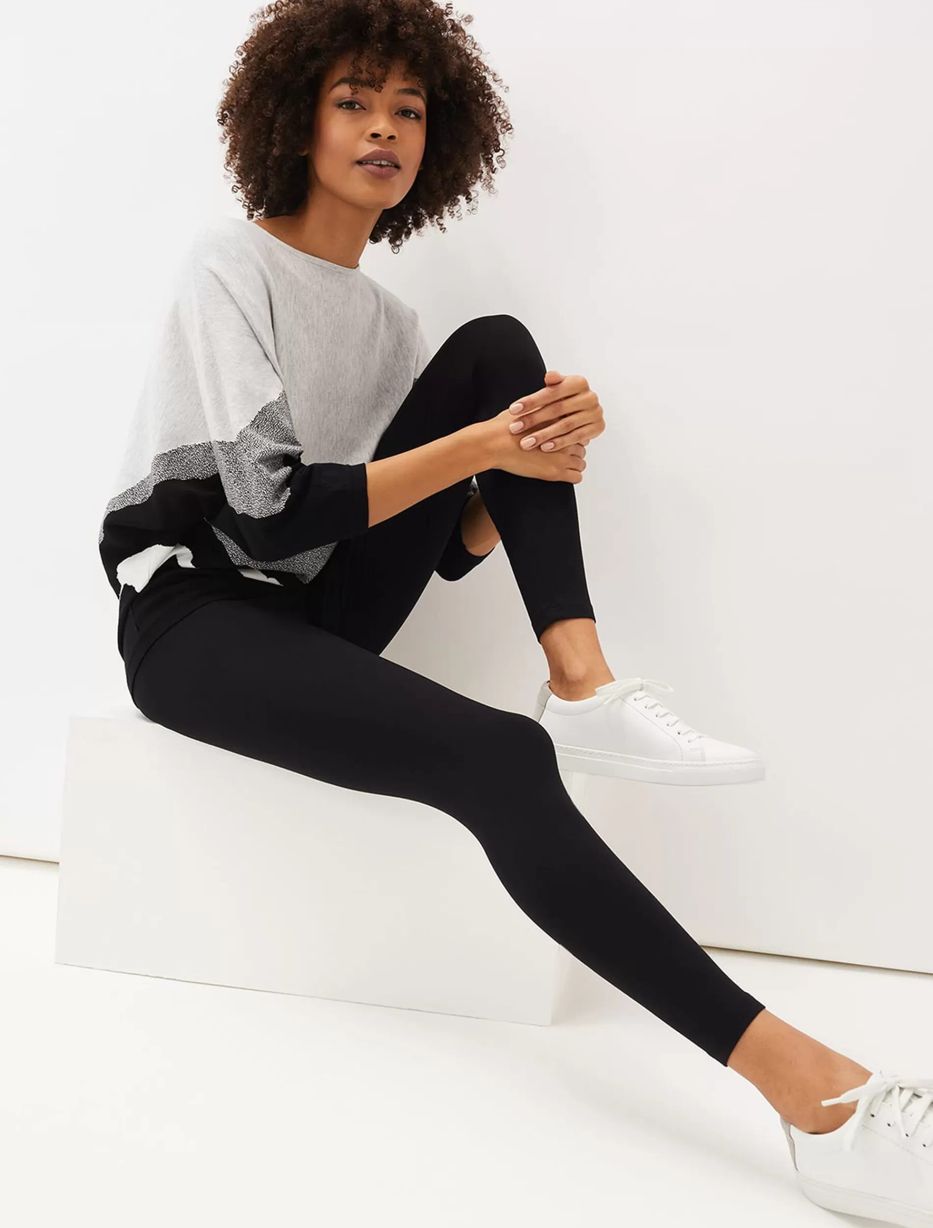 Phase Eight Lizzie Jersey Leggings Black Best