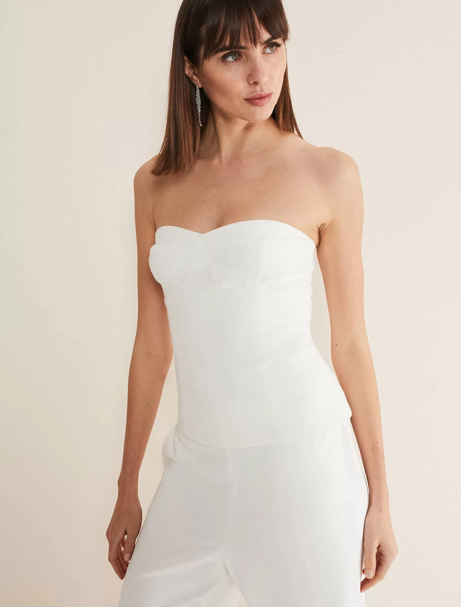Phase Eight Lohra Corset Top White Online