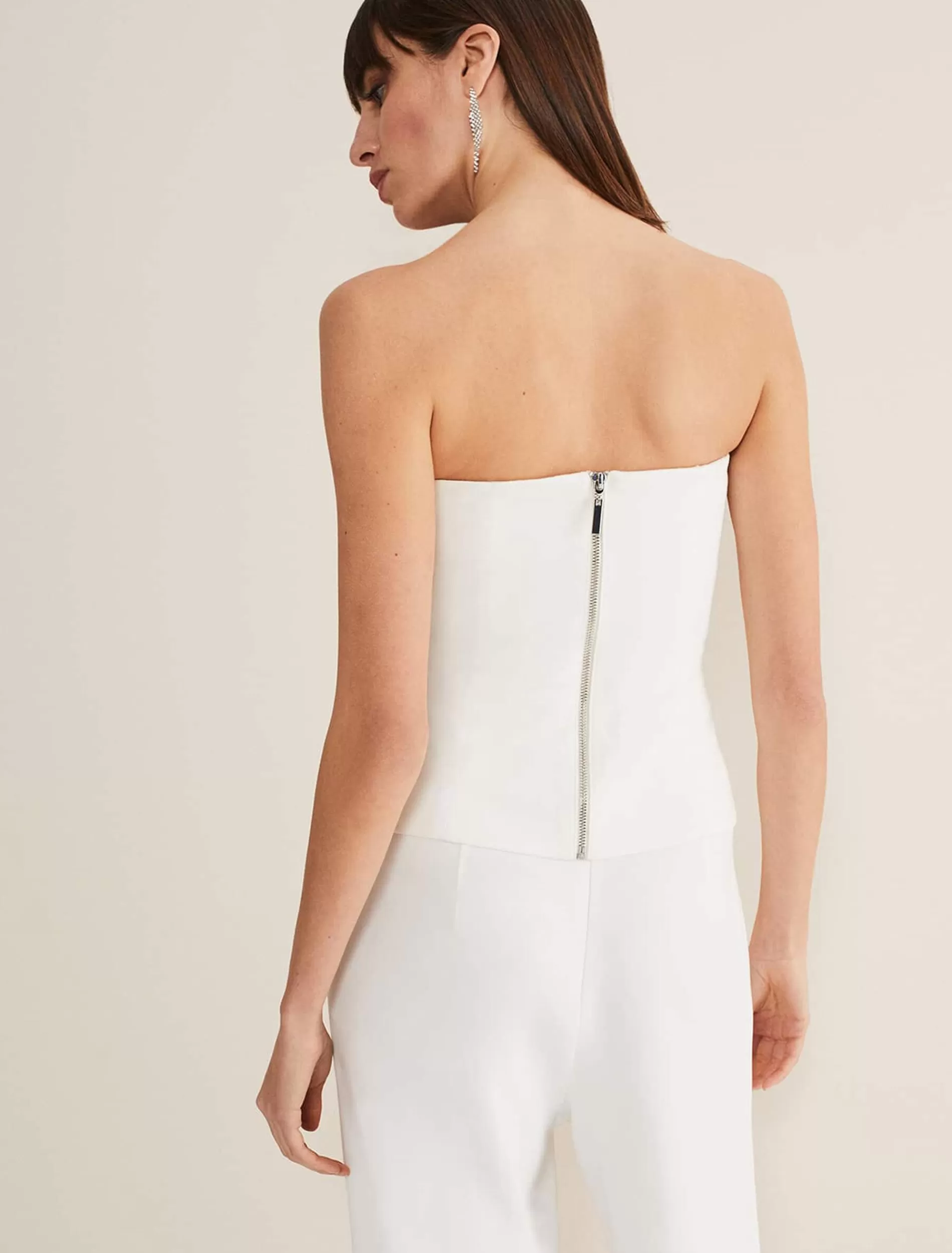 Phase Eight Lohra Corset Top White Online