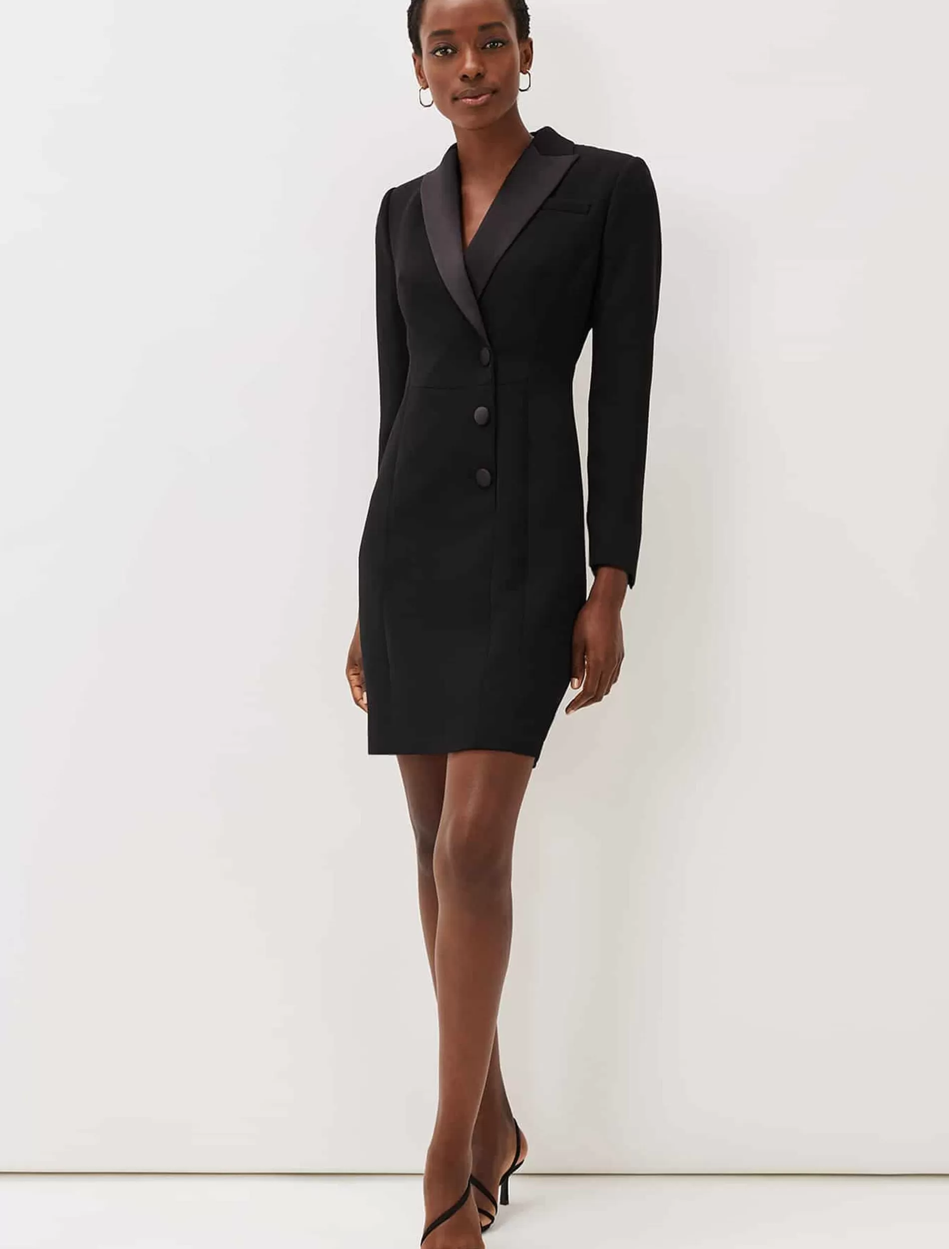 Phase Eight Lolicia Tuxedo Dress Black Discount