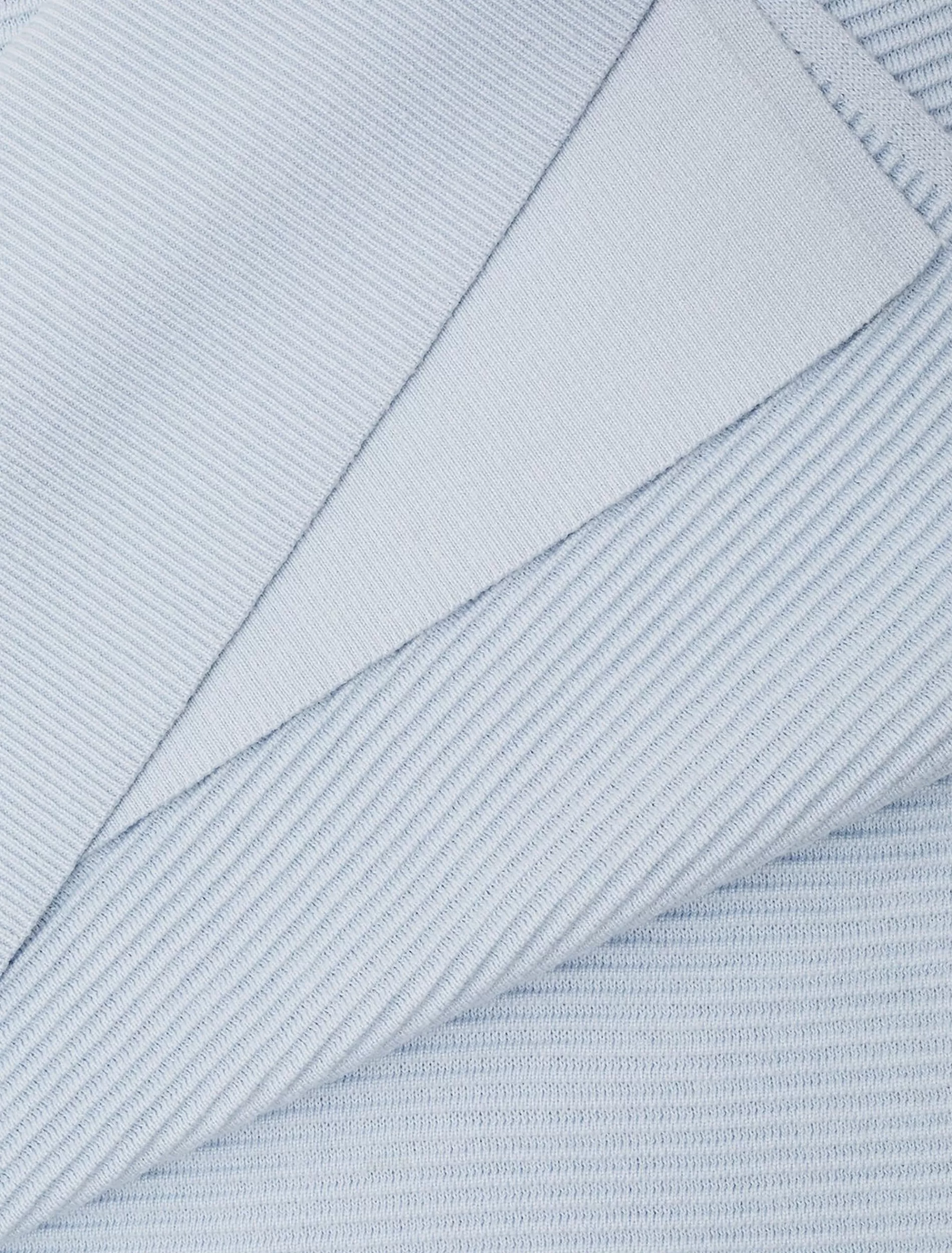 Phase Eight Lorell Ribbed Texture Scarf Pale Blue Hot