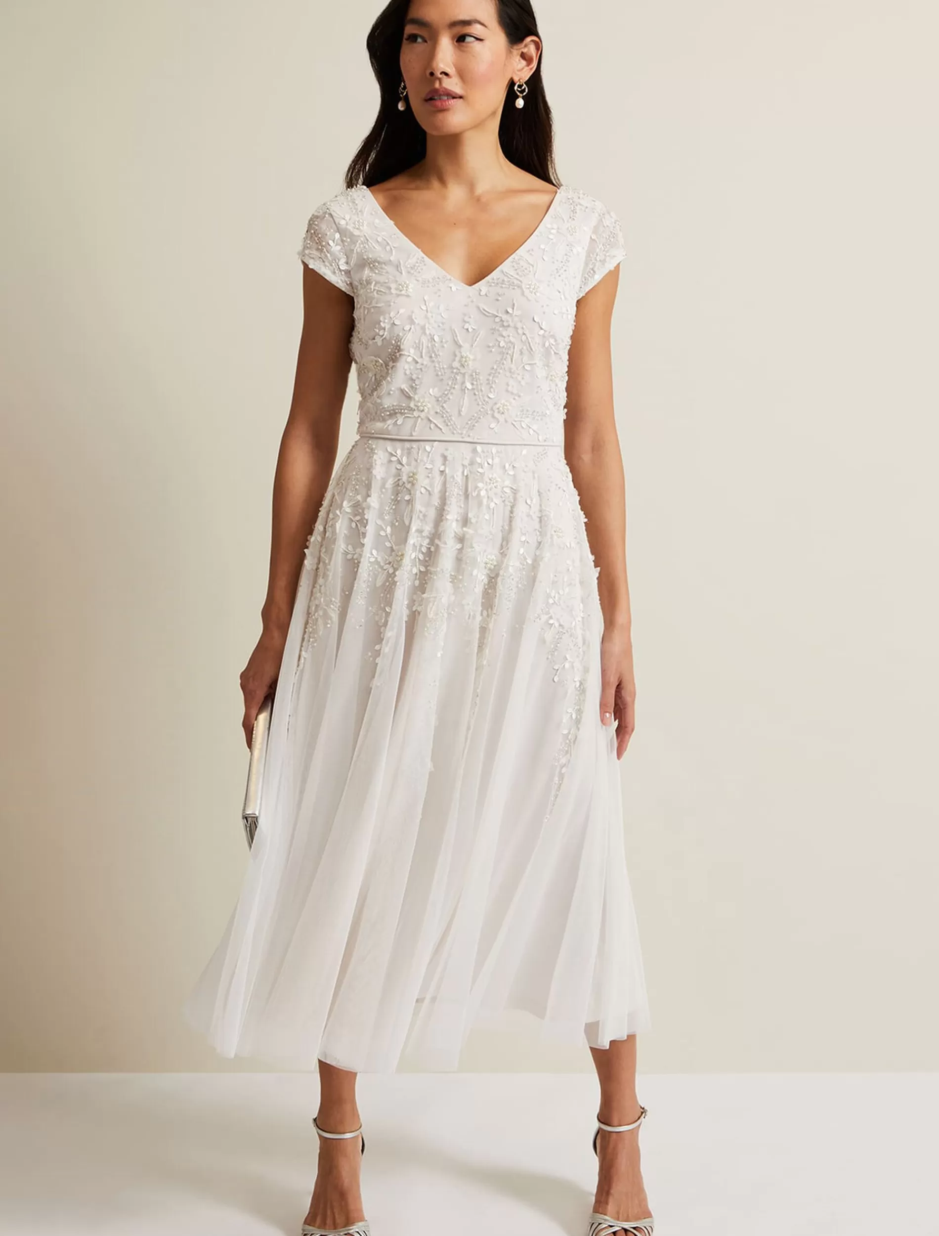 Phase Eight Lorena Tulle Wedding Dress Ivory Shop