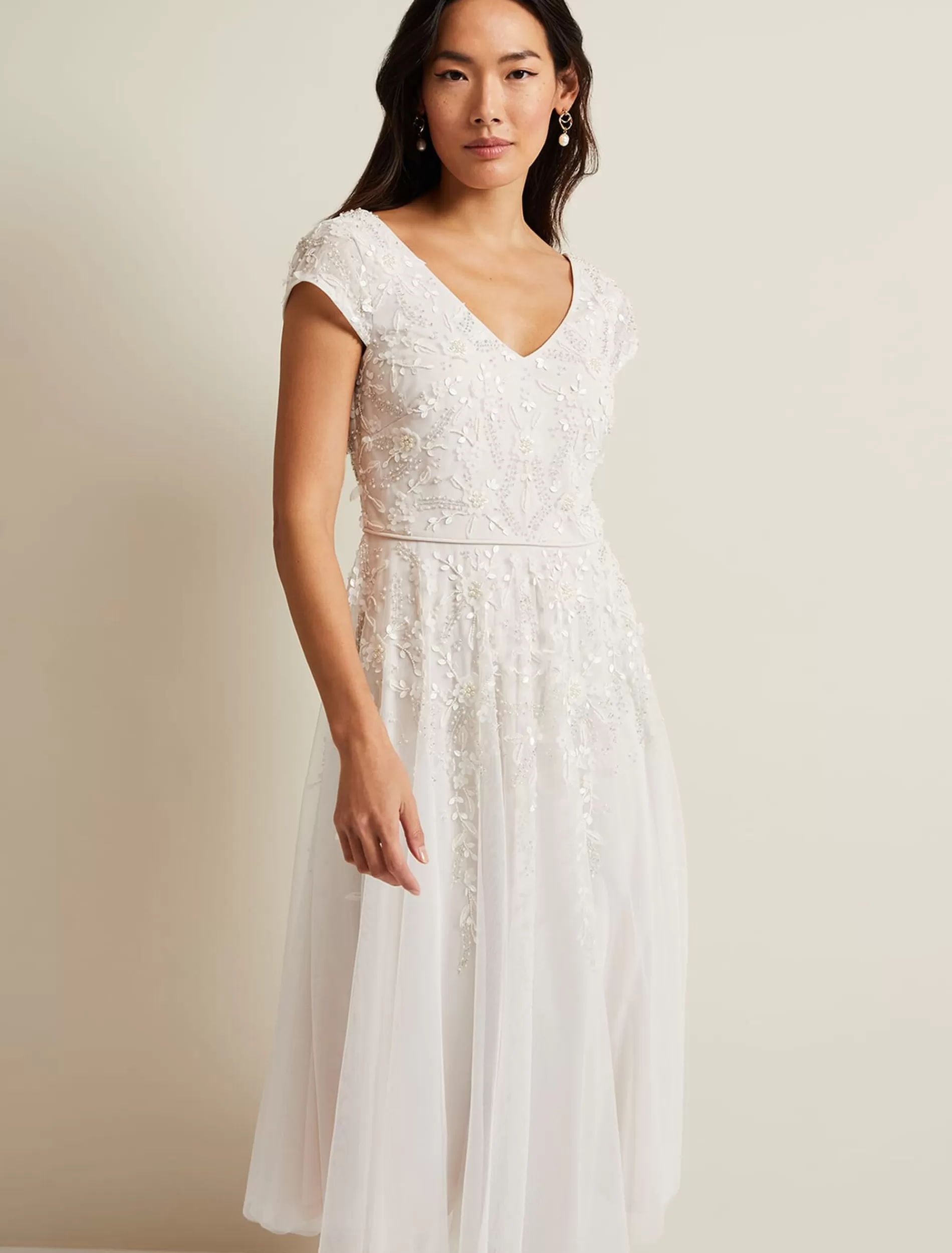 Phase Eight Lorena Tulle Wedding Dress Ivory Shop